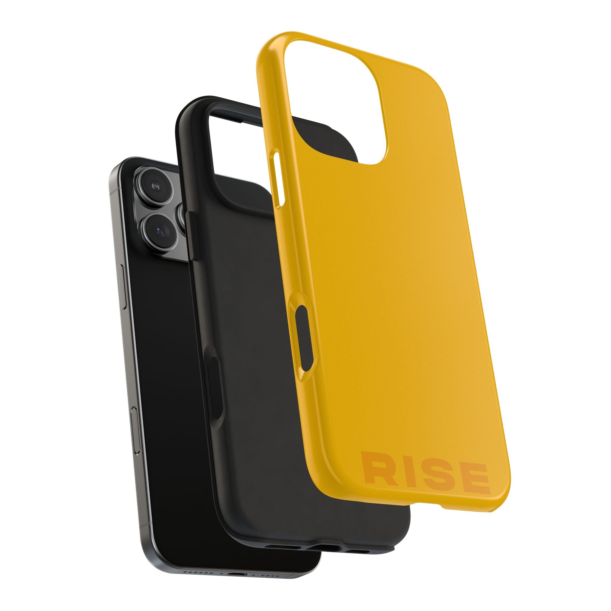 "RISE" Solar Yellow Power Hues  Tough iPhone Case