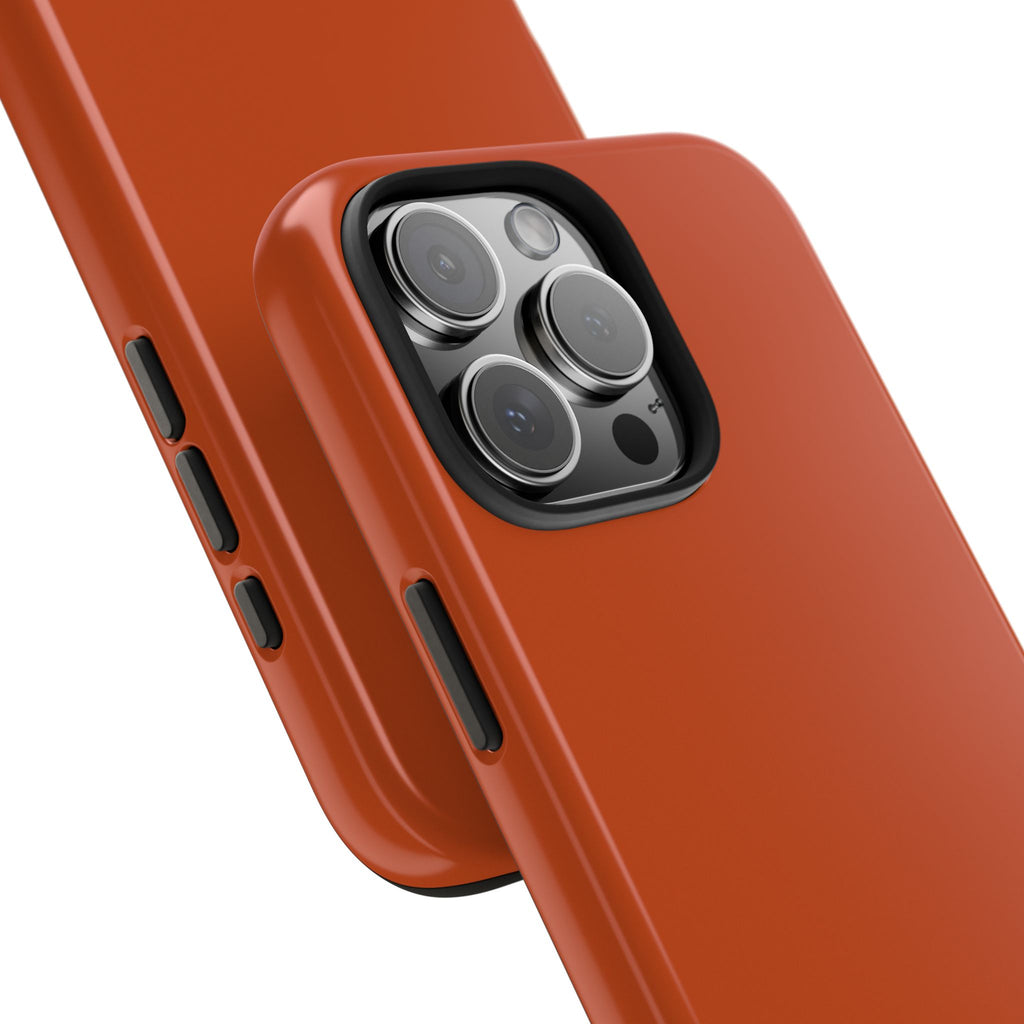 "STEADY" Burnt Orange Power Hues  Tough iPhone Case