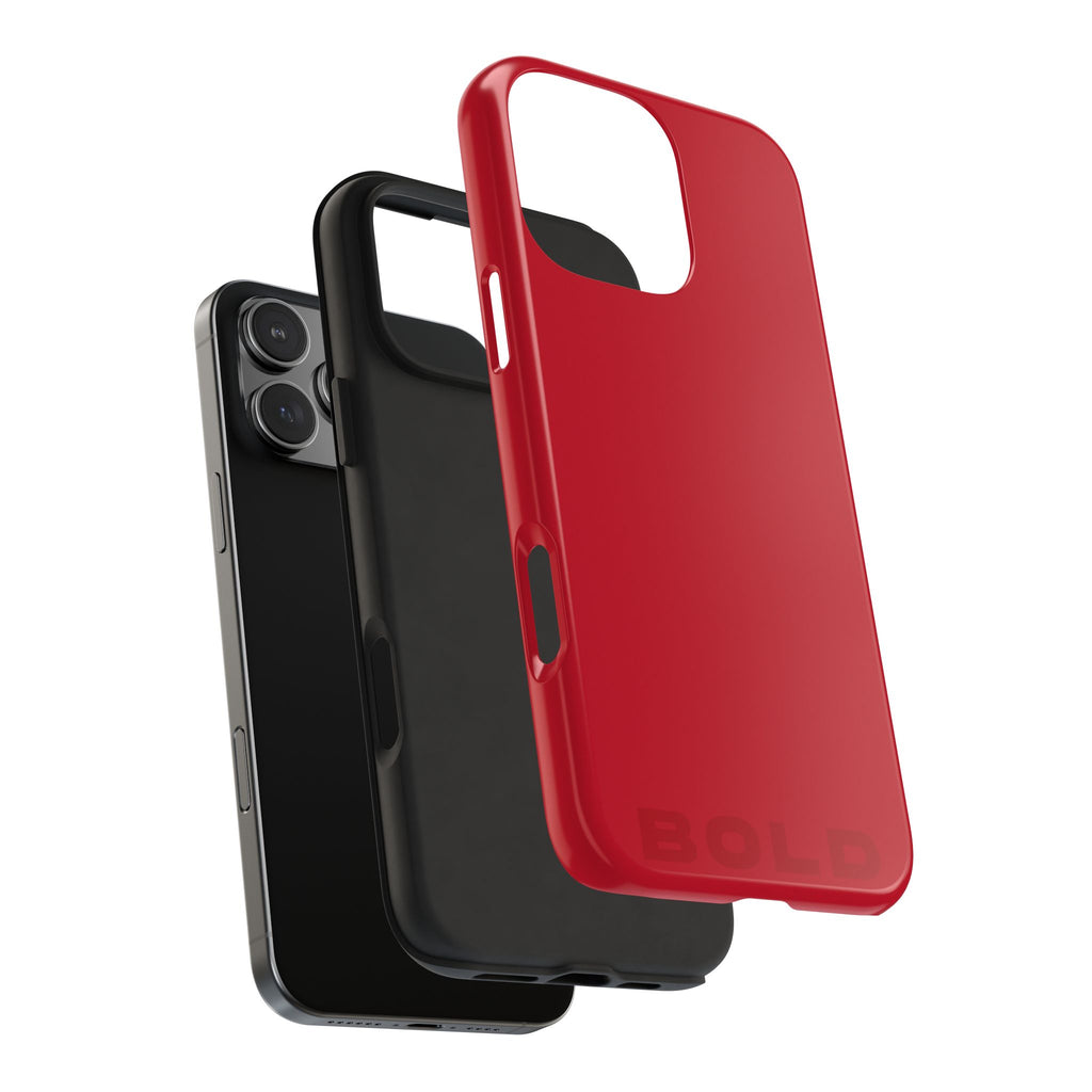"BOLD" Red Power Hues  Tough iPhone Case