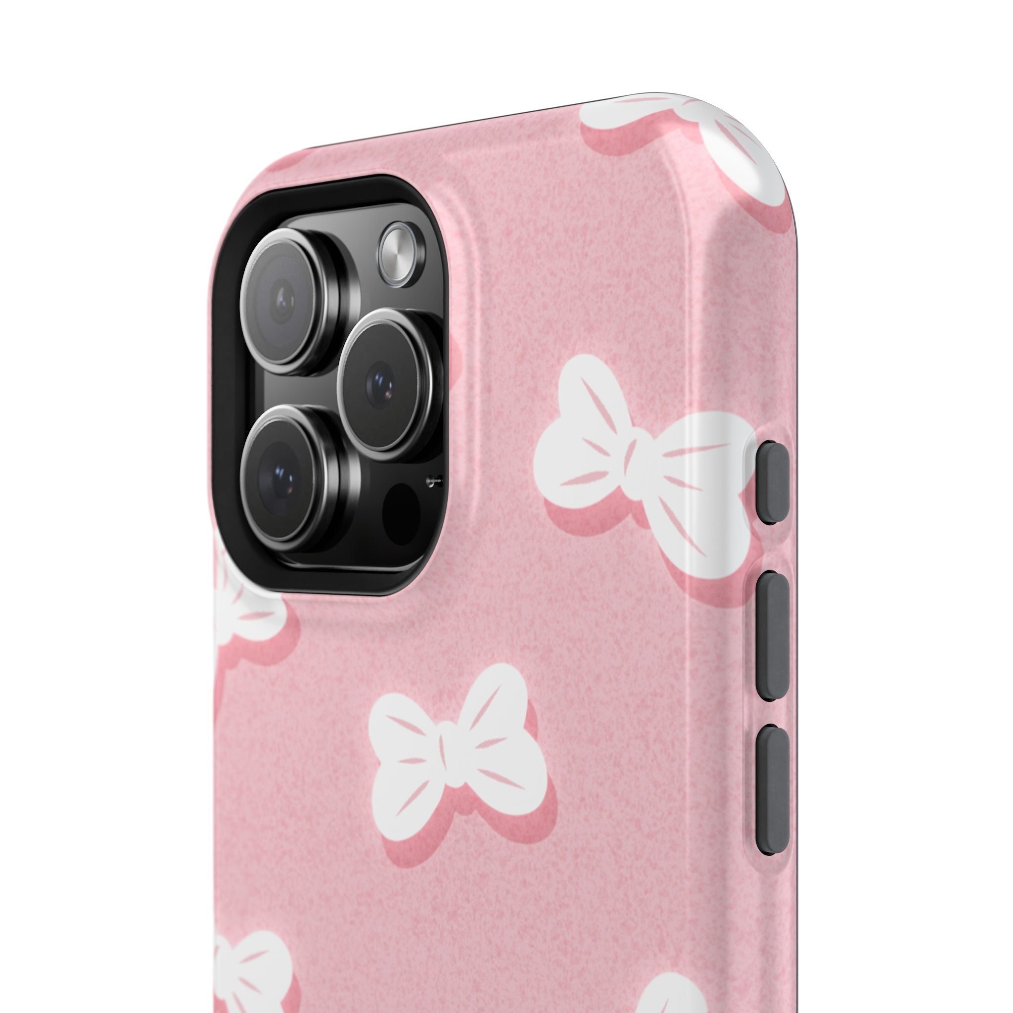Bow Babe – Blush Pink MagSafe iPhone Case