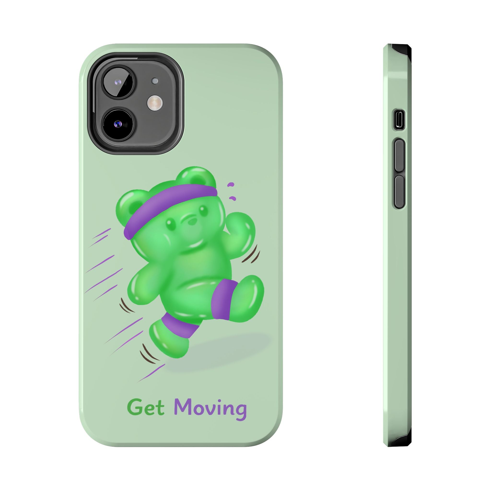 "Get Moving"  Gummy Life Tough iPhone Case