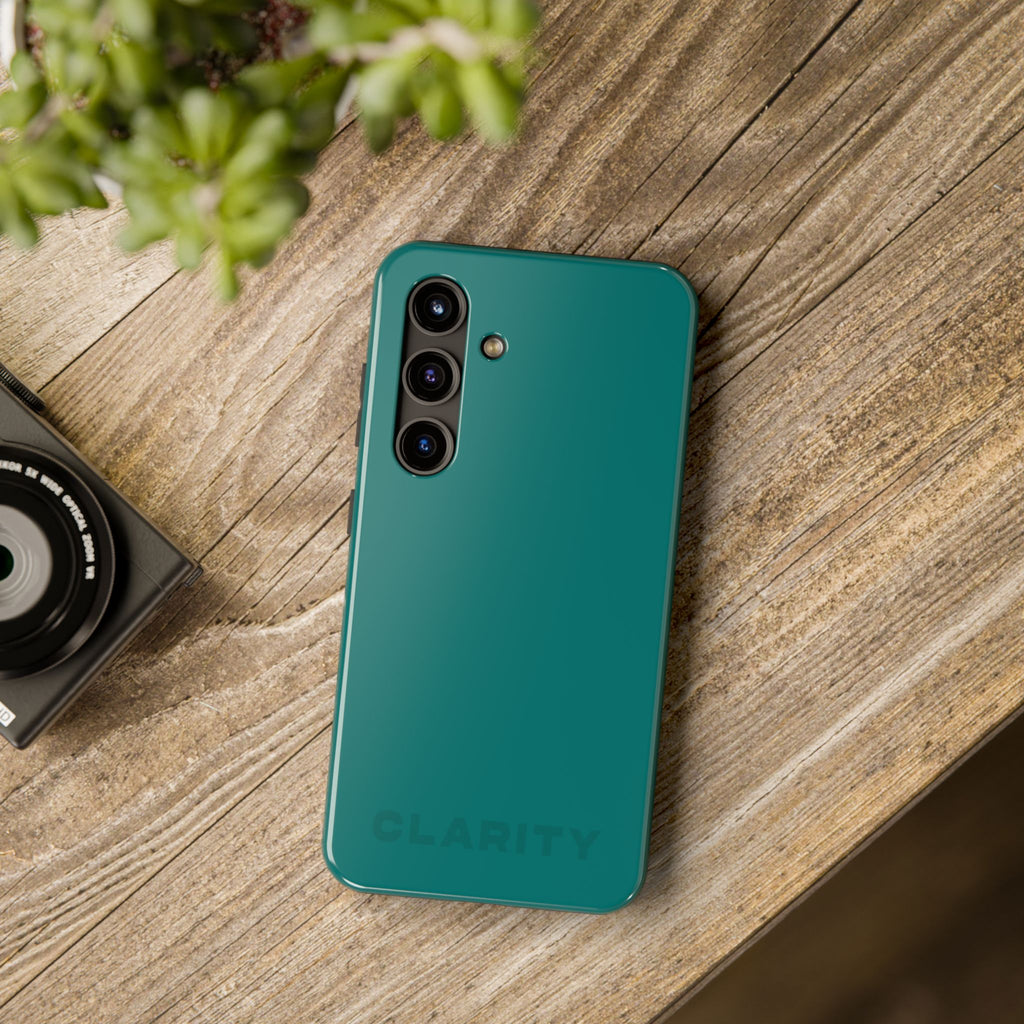 "CLARITY" Teal Power Hues Tough Samsung Case