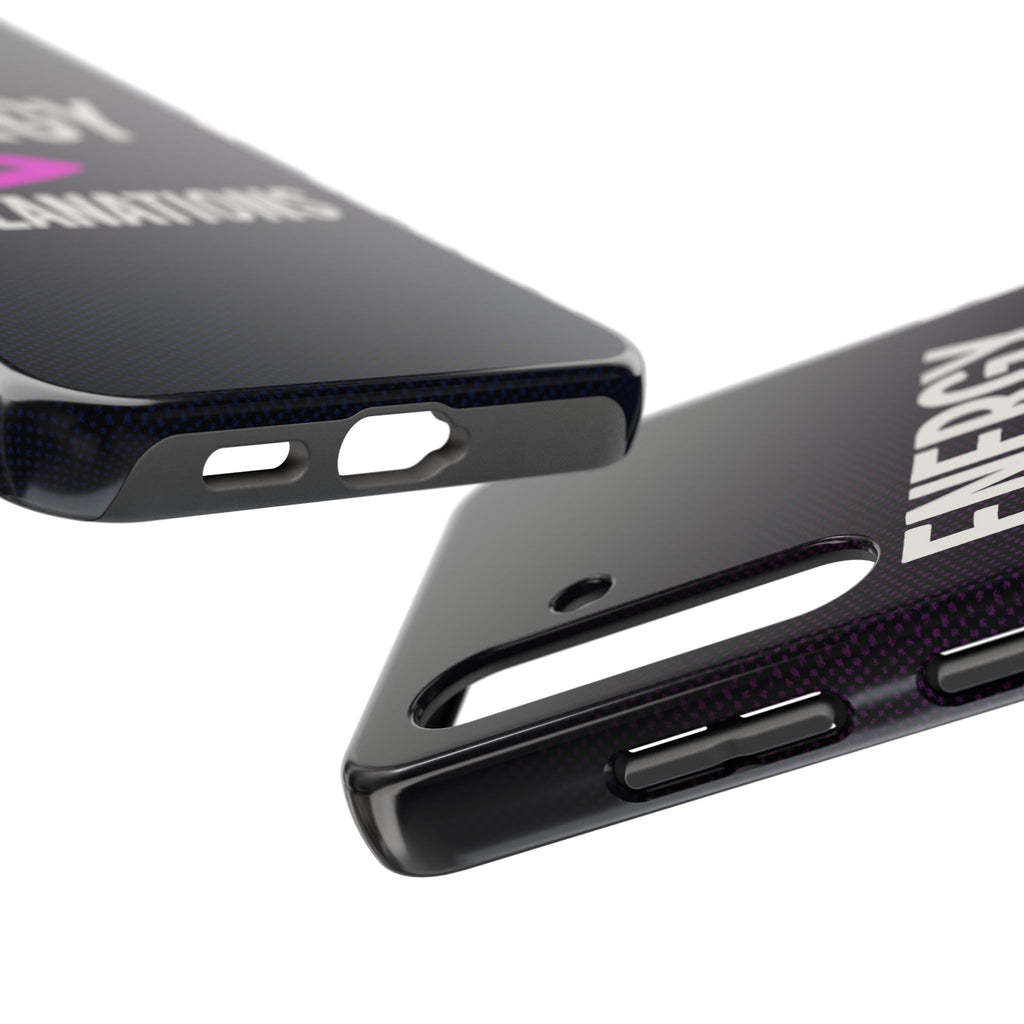 Energy Over Explanation Bold Type Tough Samsung Case