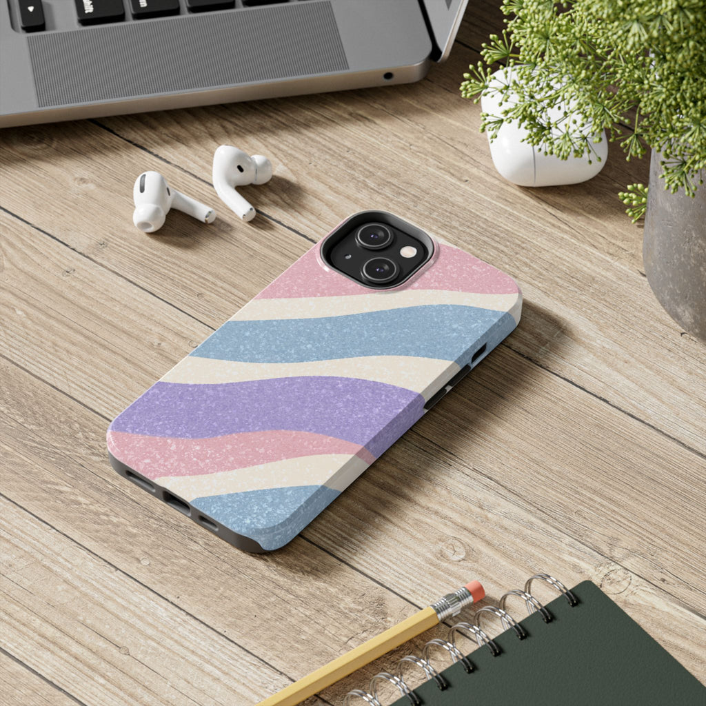 Marshmallow Swirl Tough iPhone Case