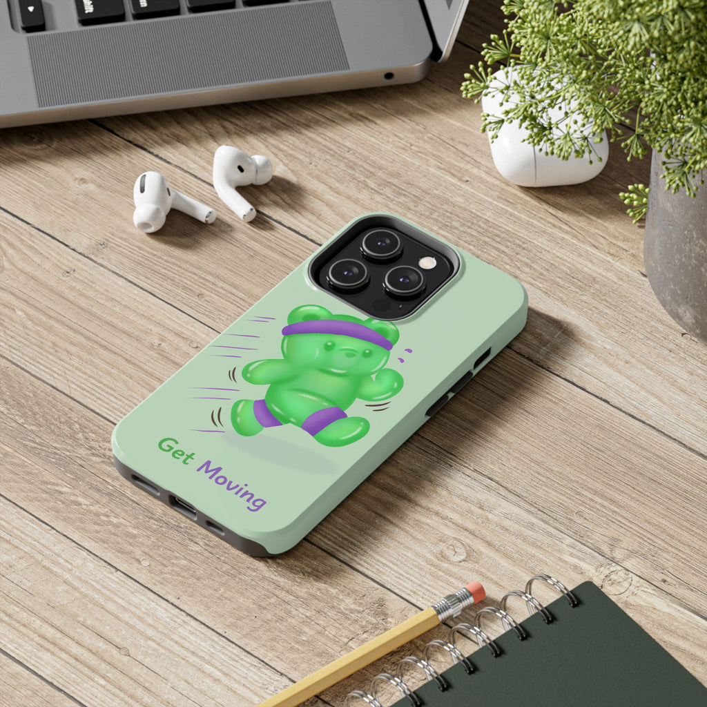 "Get Moving"  Gummy Life Tough iPhone Case