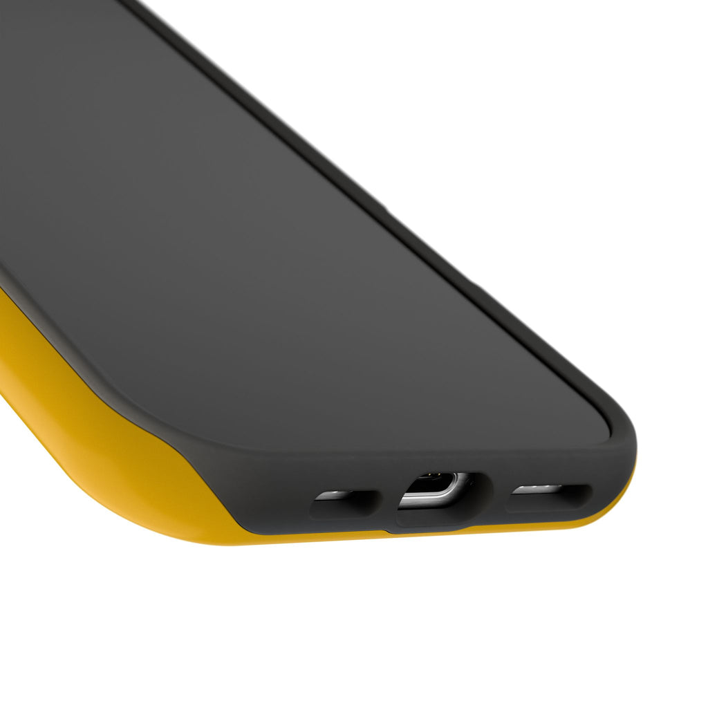 "RISE" Solar Yellow Power Hues  MagSafe iPhone Case