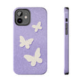 Butterfly Whisper – Lavender Tough iPhone Case