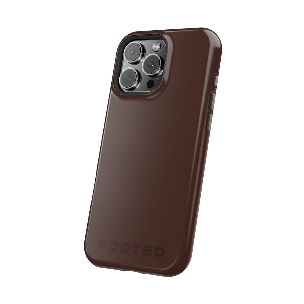 "ROOTED" Chocolate Luxe Power Hues  MagSafe iPhone Case
