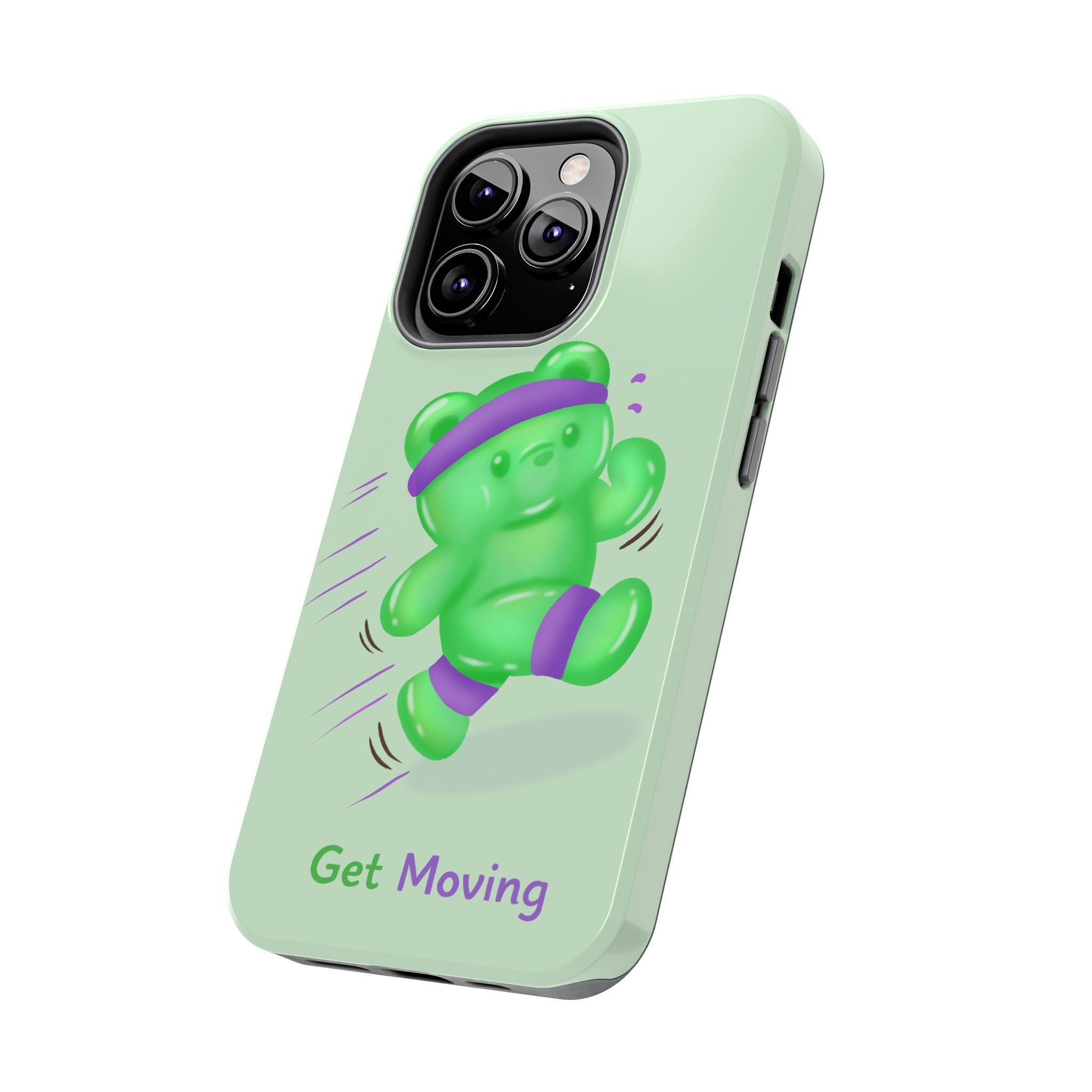 "Get Moving"  Gummy Life Tough iPhone Case