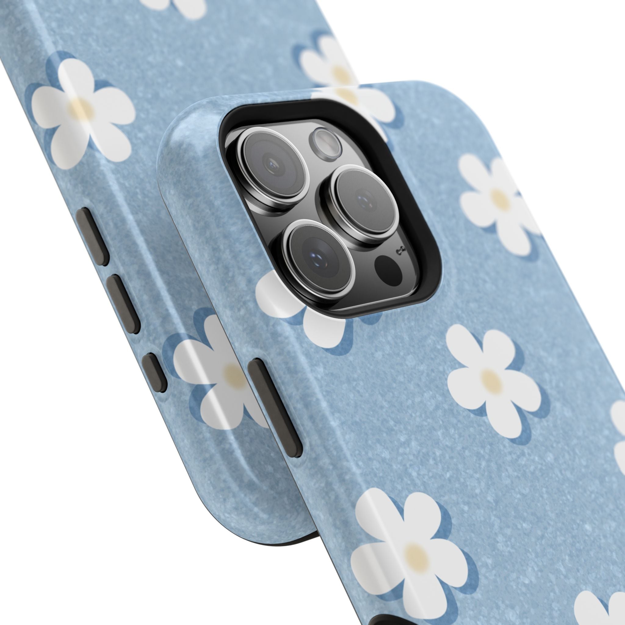 Daisy Daydream – Light Scatter Sky Blue MagSafe iPhone Case