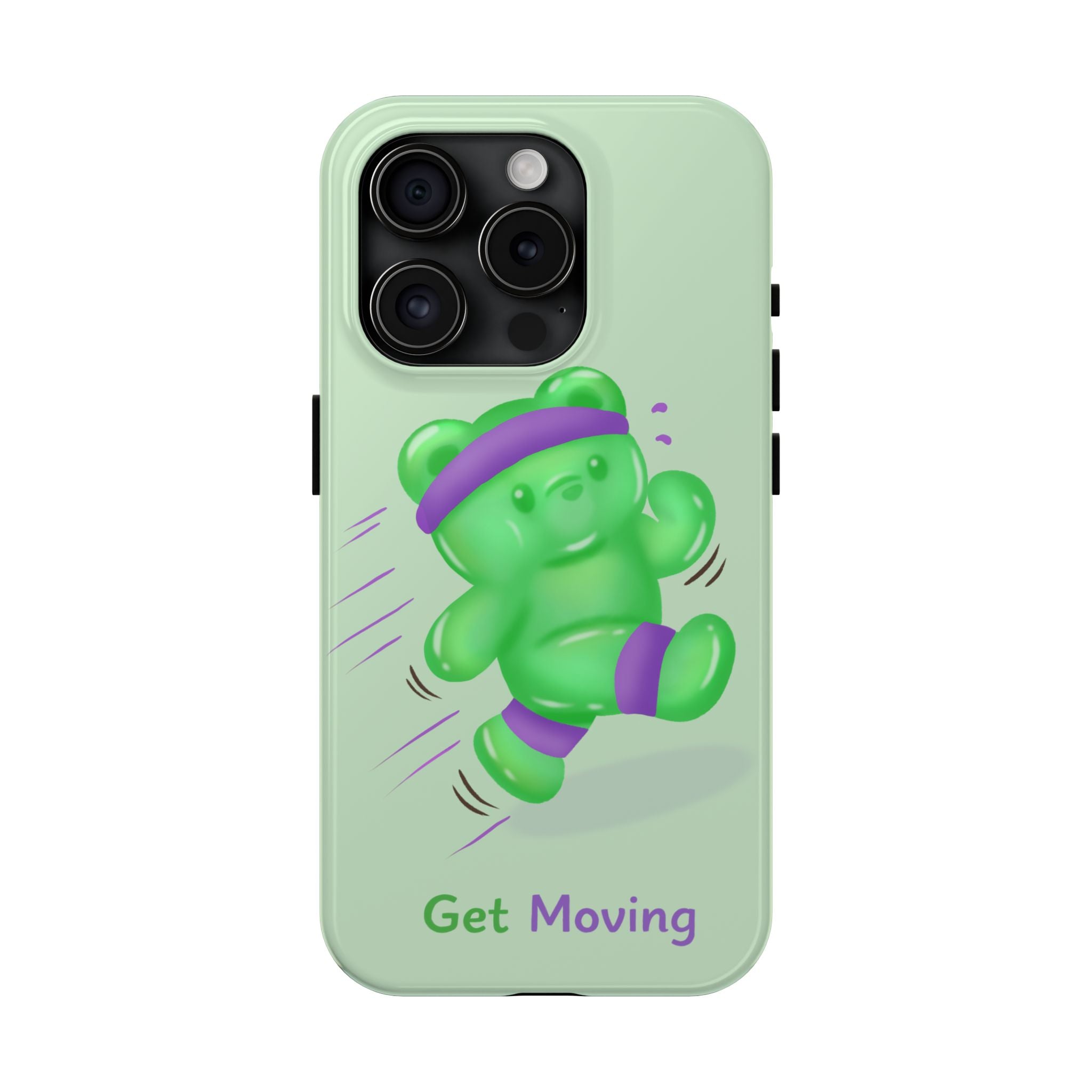 "Get Moving"  Gummy Life Tough iPhone Case