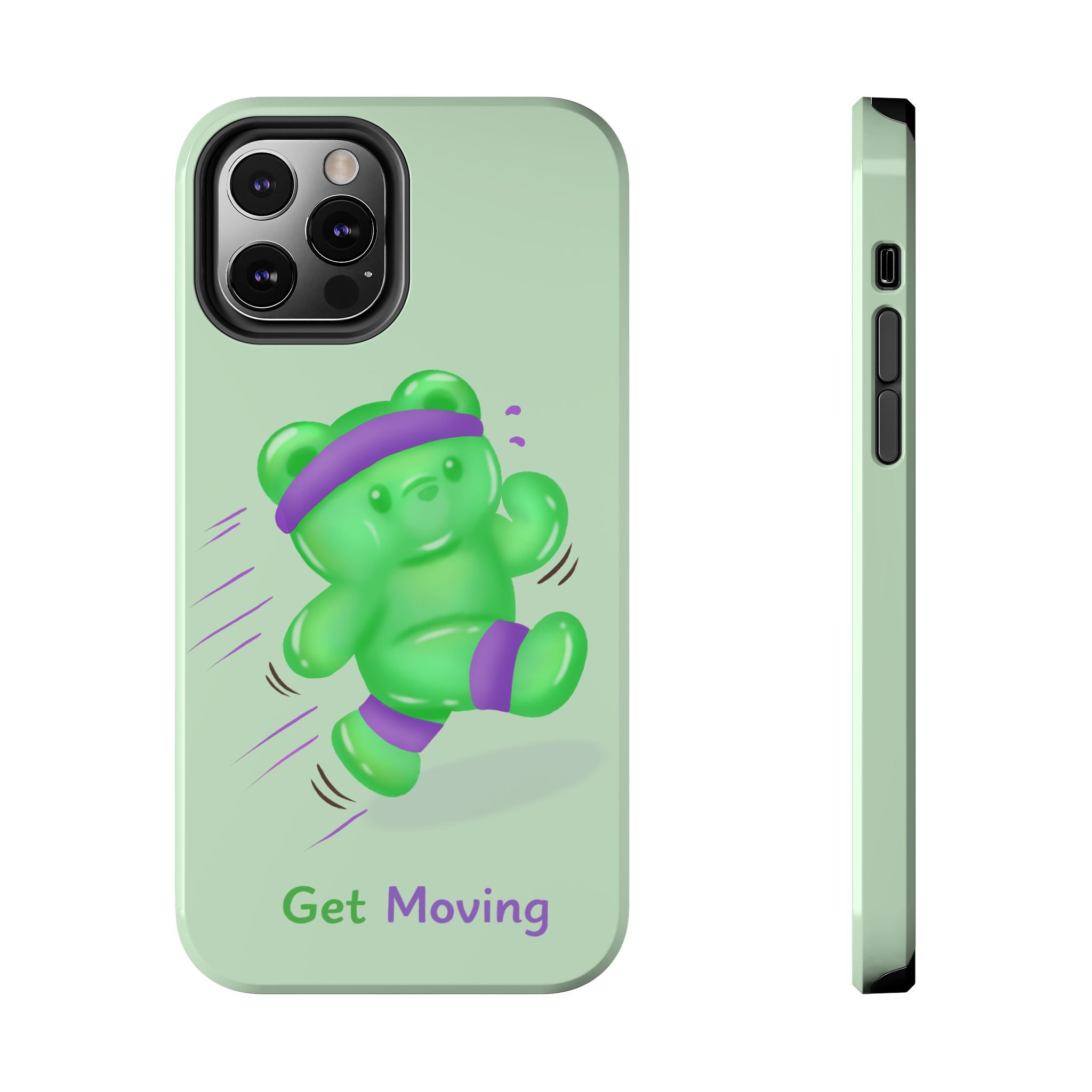 "Get Moving"  Gummy Life Tough iPhone Case