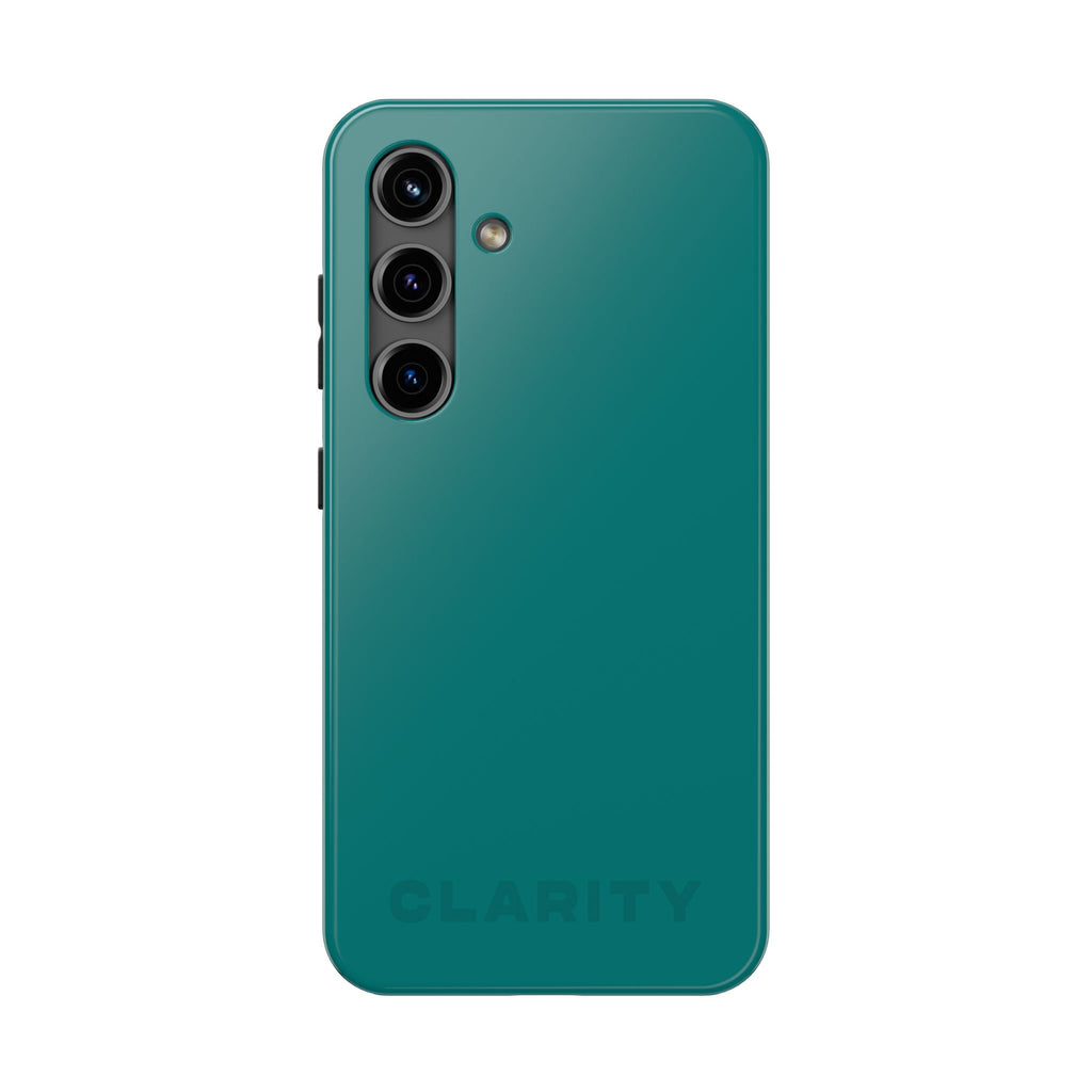 "CLARITY" Teal Power Hues Tough Samsung Case