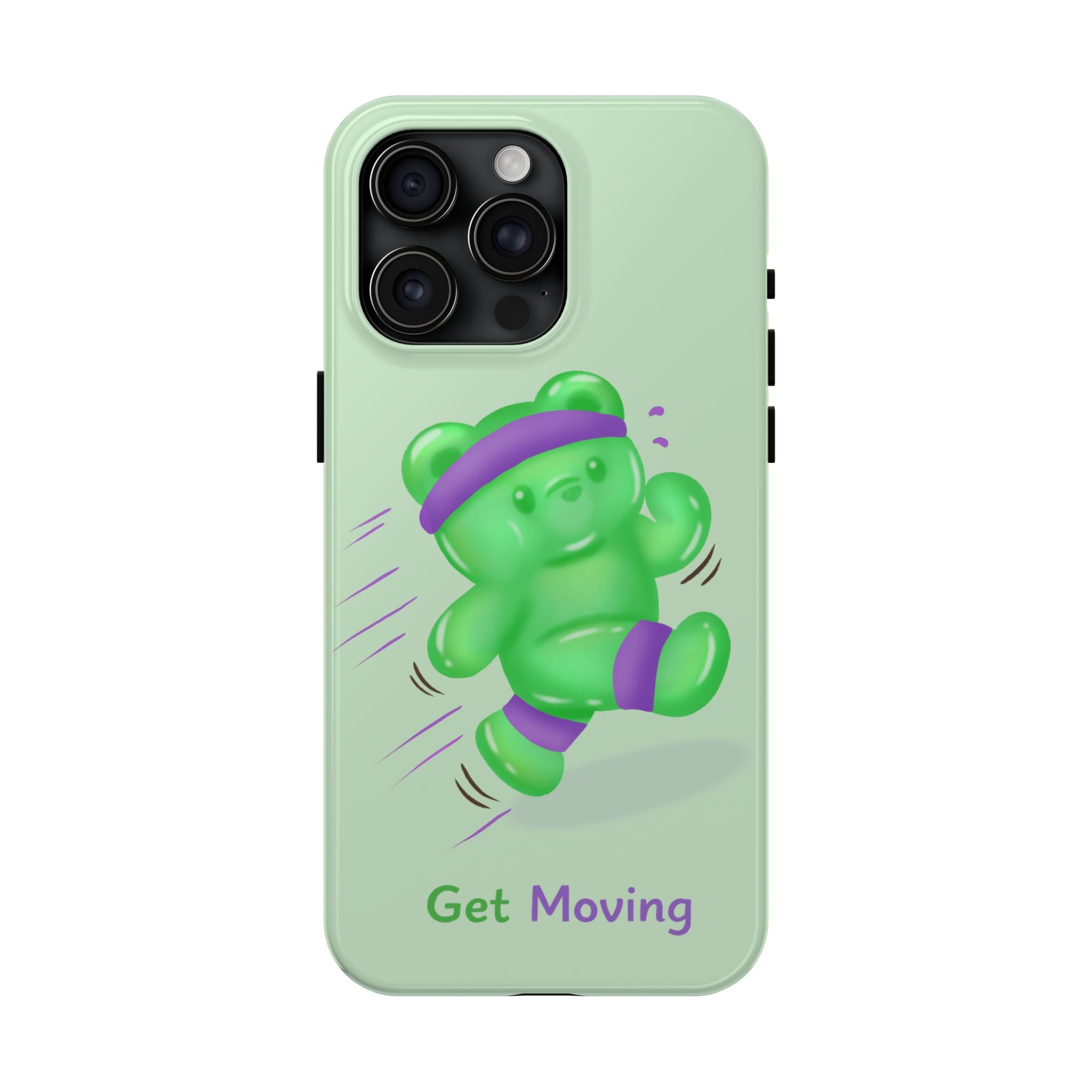 "Get Moving"  Gummy Life Tough iPhone Case