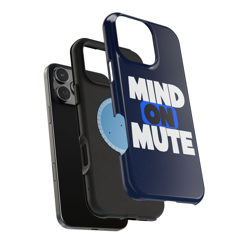 "MIND ON MUTE" Bold Type MagSafe iPhone Case