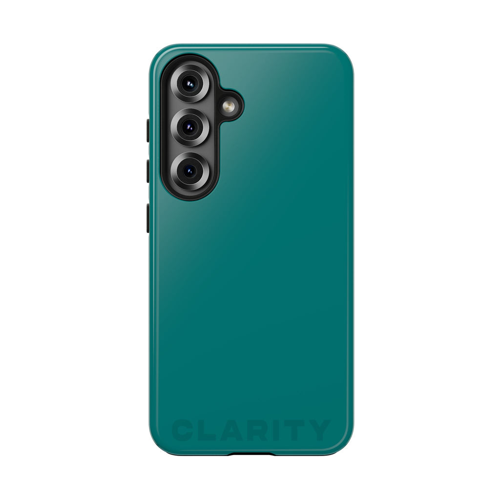 "CLARITY" Teal Power Hues Tough Samsung Case