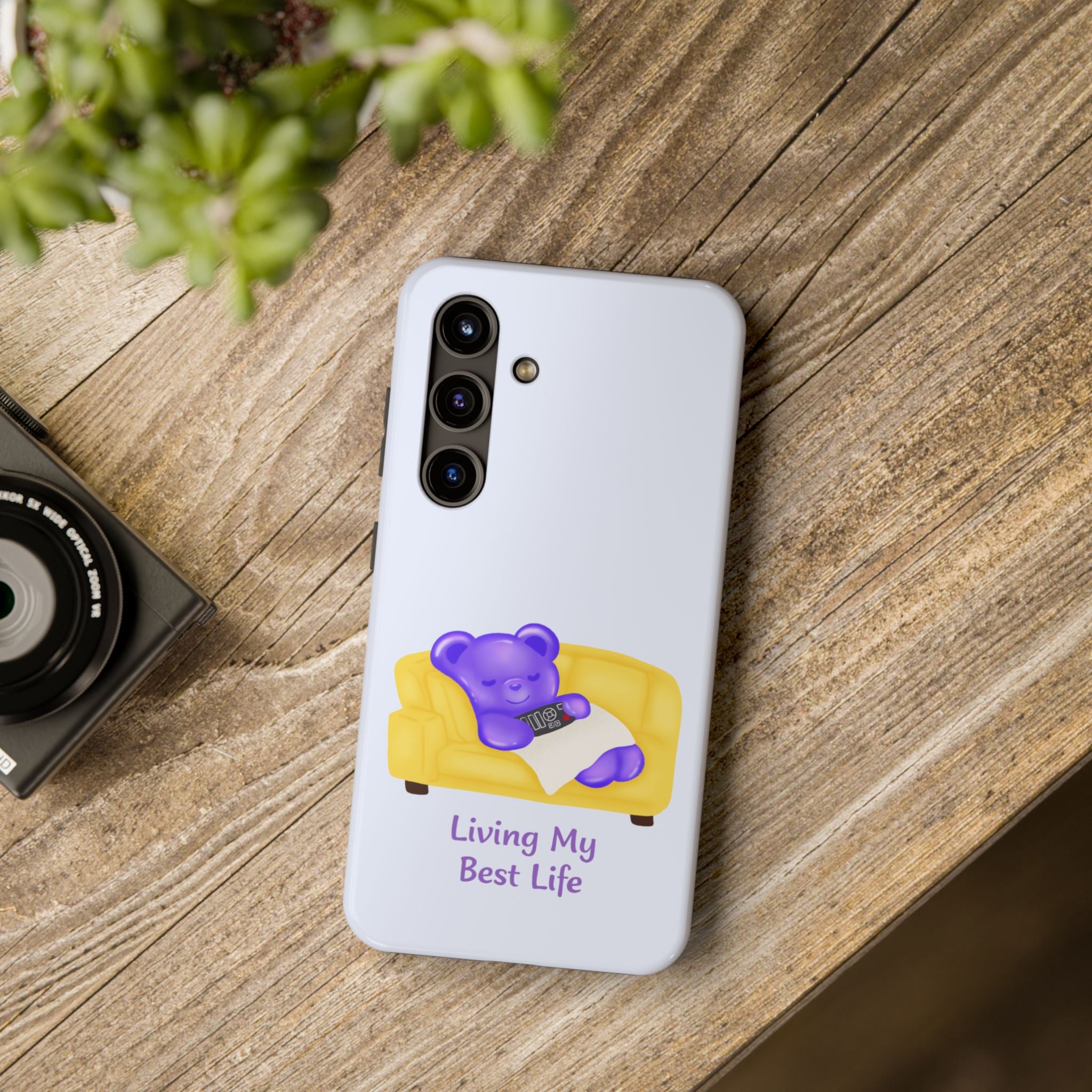"Living My Best Life"  Gummy Life Tough Samsung Case