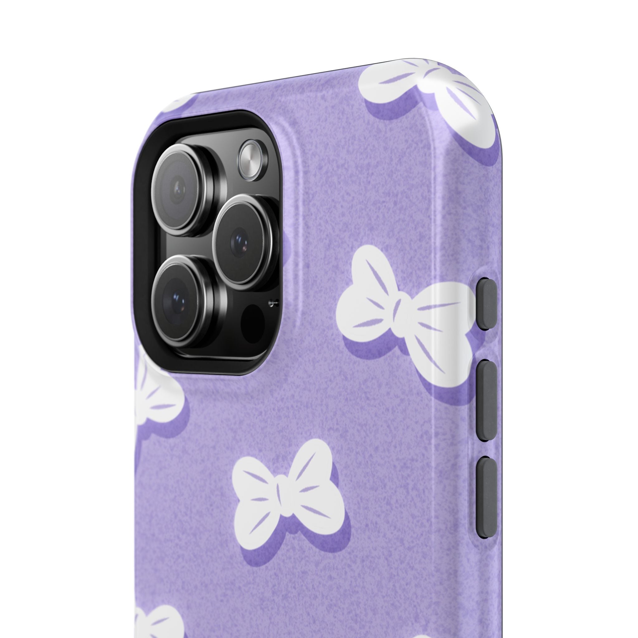 Bow Babe – Soft Sky Lavender MagSafe iPhone Case