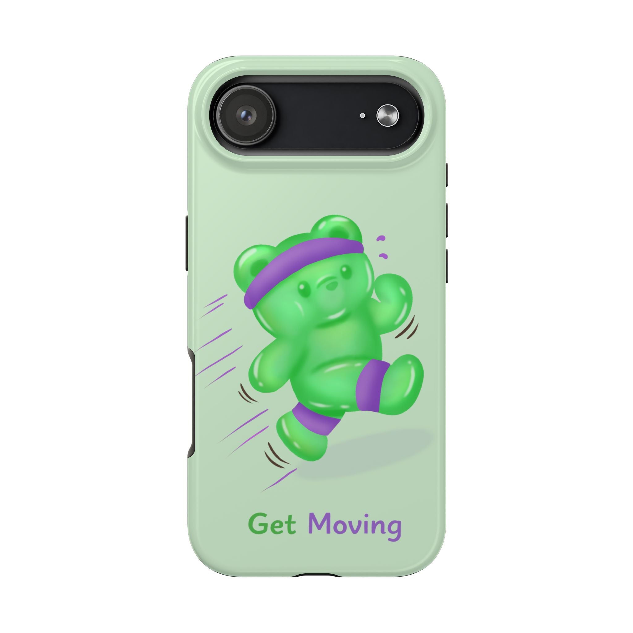 "Get Moving"  Gummy Life Tough iPhone Case