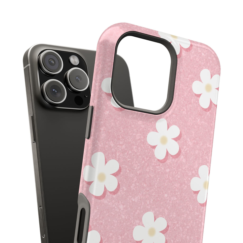 Daisy Daydream – Light Scatter Blush Pink MagSafe iPhone Case