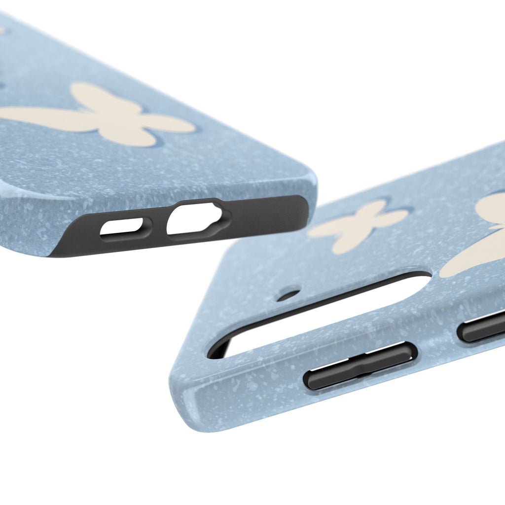 Butterfly Whispers Tough Samsung Case - Blue