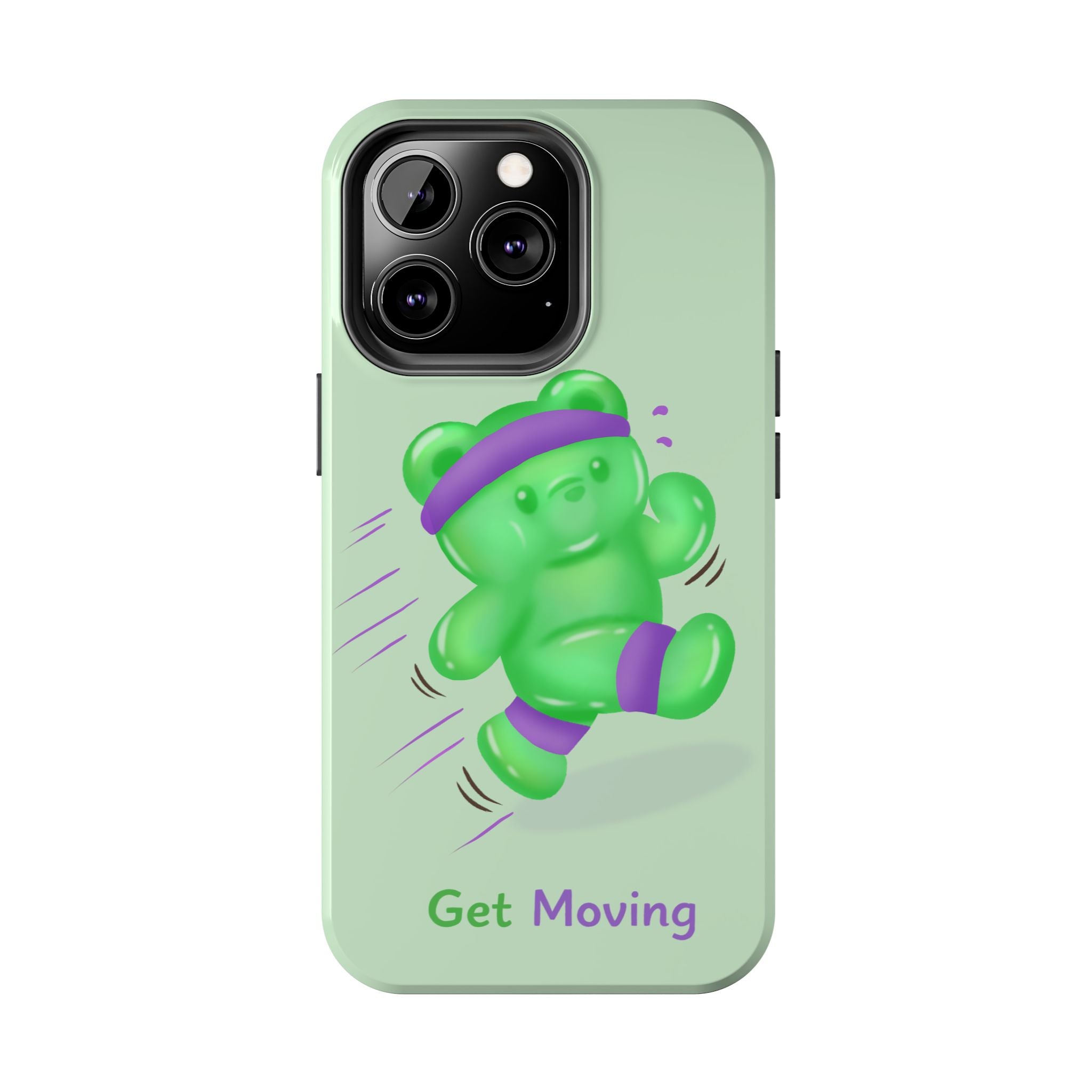 "Get Moving"  Gummy Life Tough iPhone Case