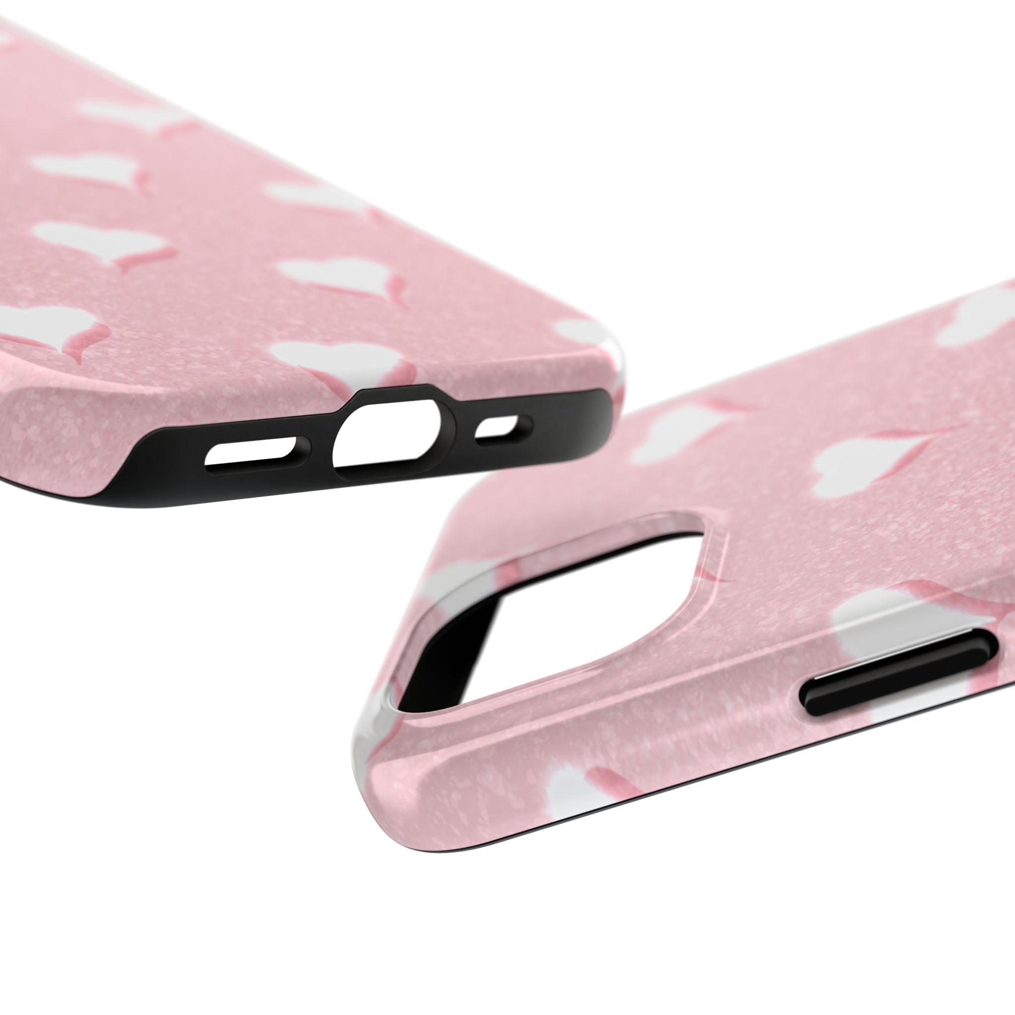 Blush Heart Glow – Blush Pink Tough iPhone Case