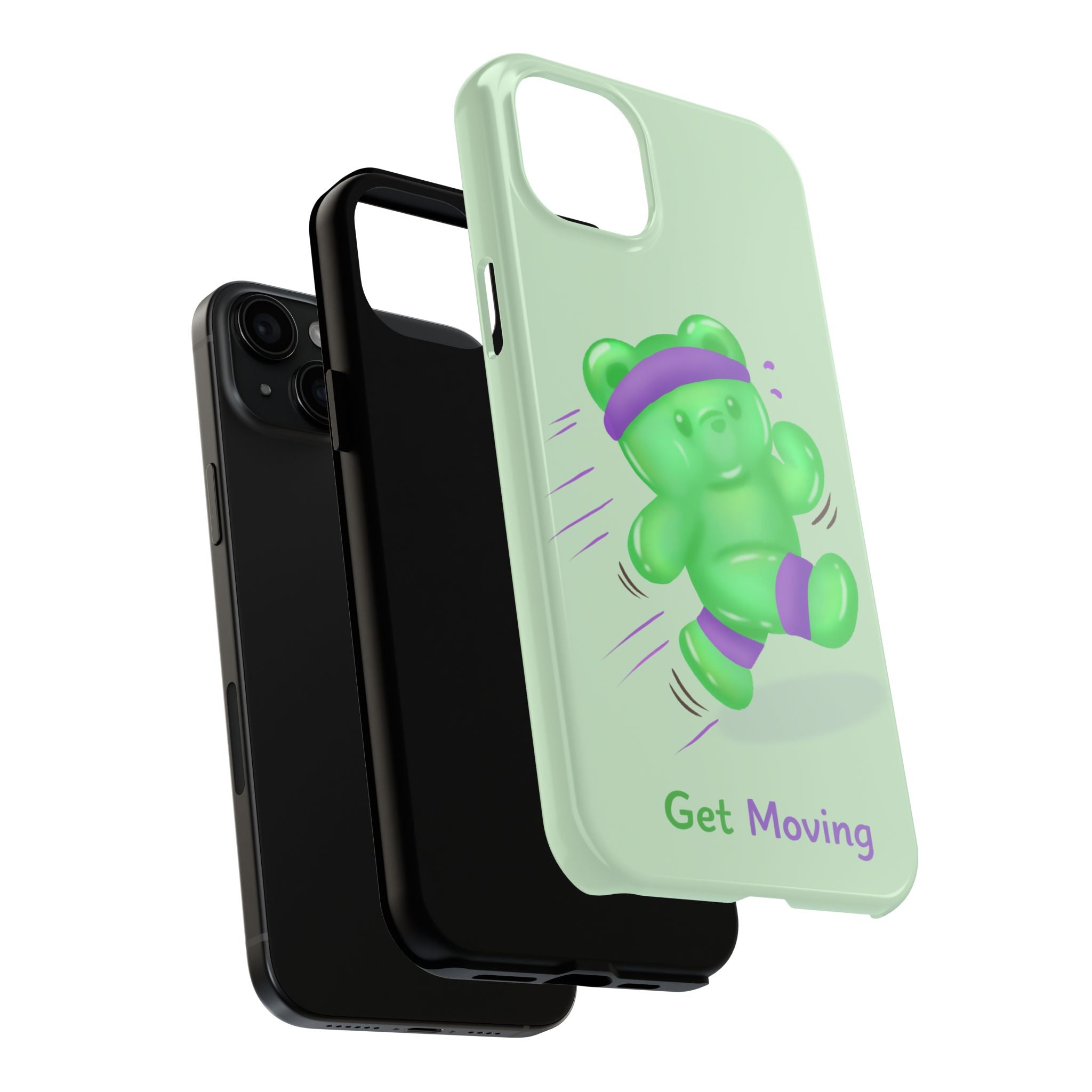"Get Moving"  Gummy Life Tough iPhone Case
