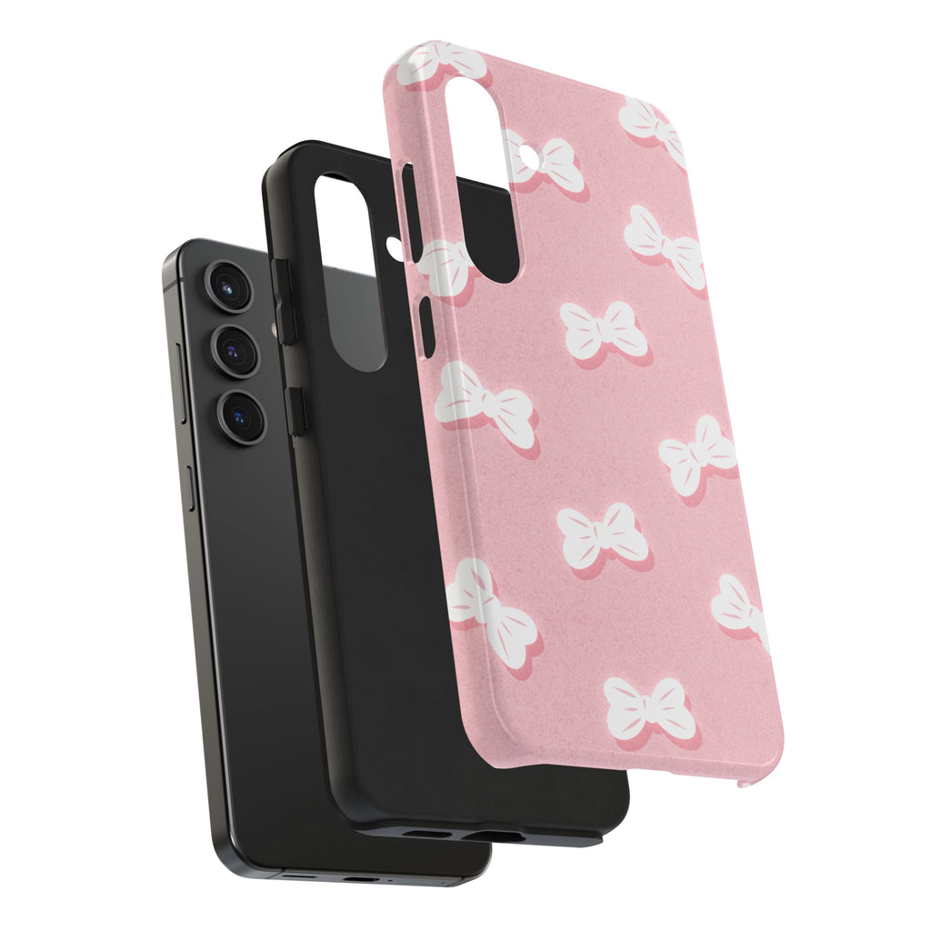 Bow Babe – Blush Pink Tough Samsung Case