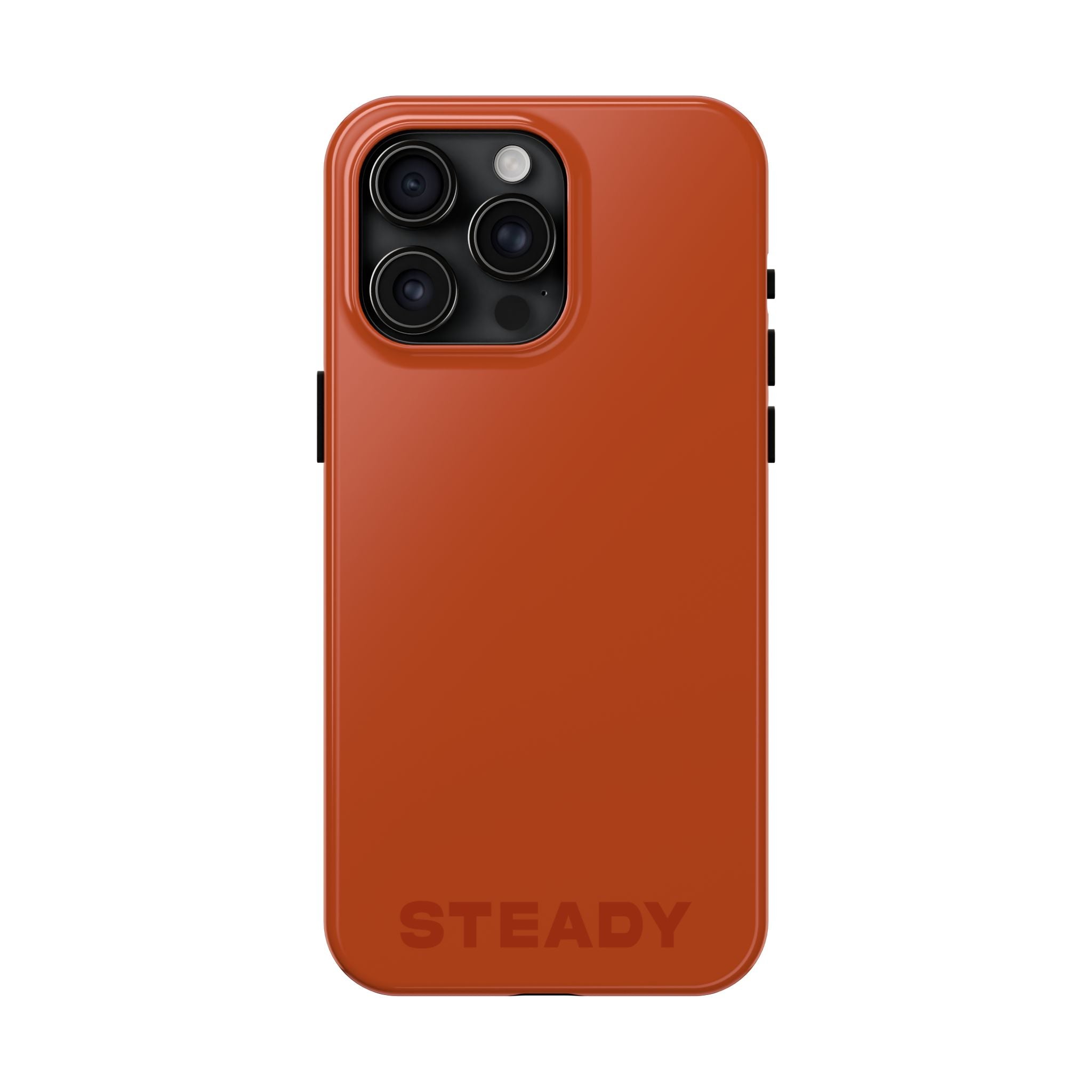 "STEADY" Burnt Orange Power Hues  Tough iPhone Case