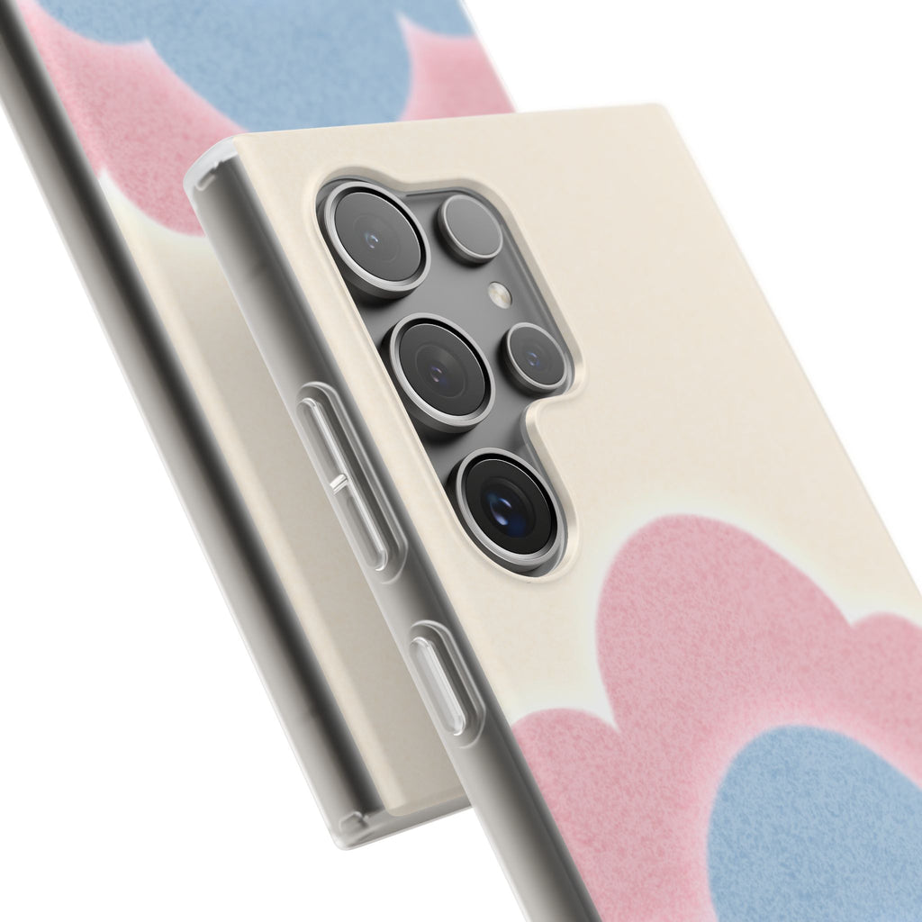 Cloud Aura Pastel Samsung Case — Lavender Crescent Stars Slim Protective Case