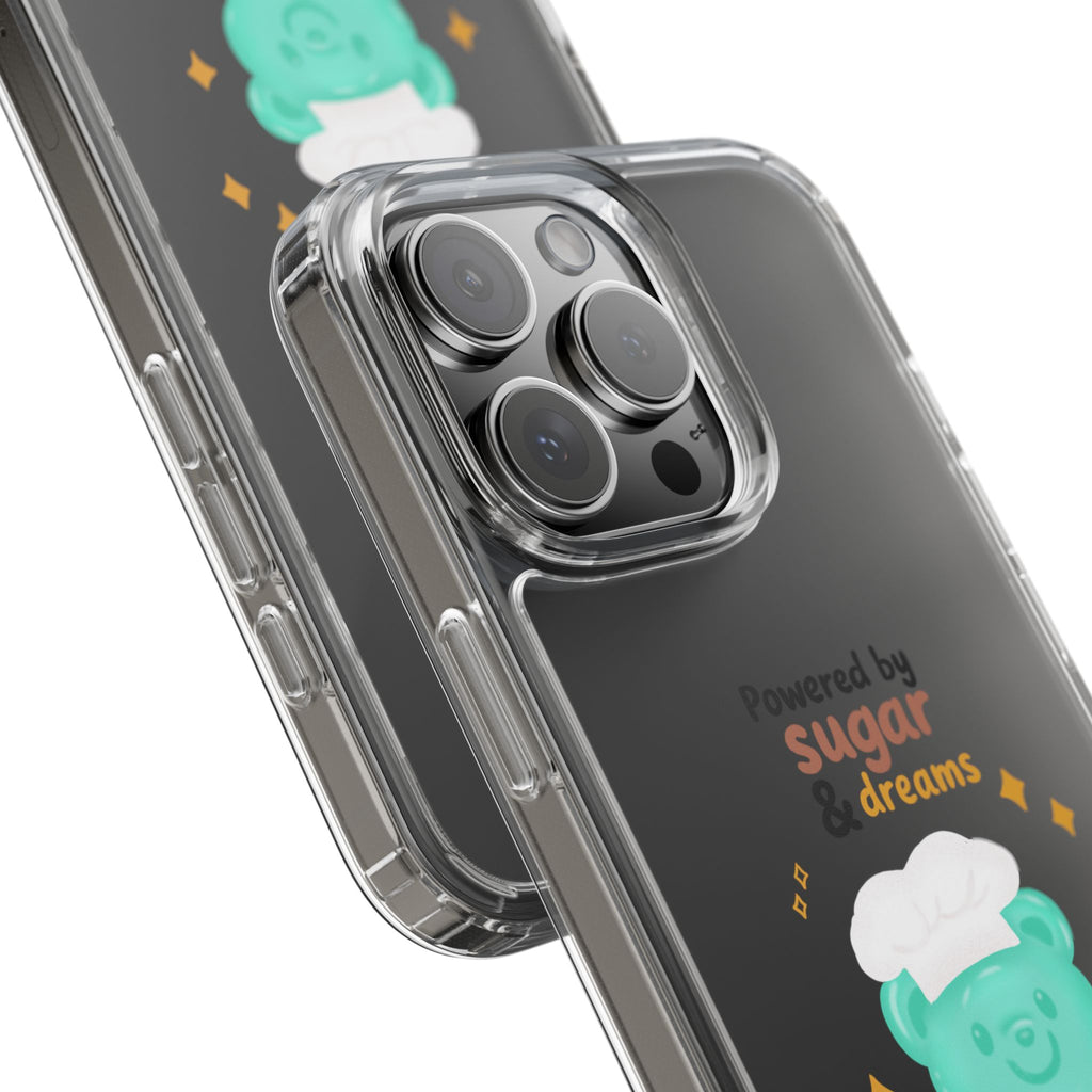 "Powered Sugar & Dreams" Gummy Life Clear Phone Case