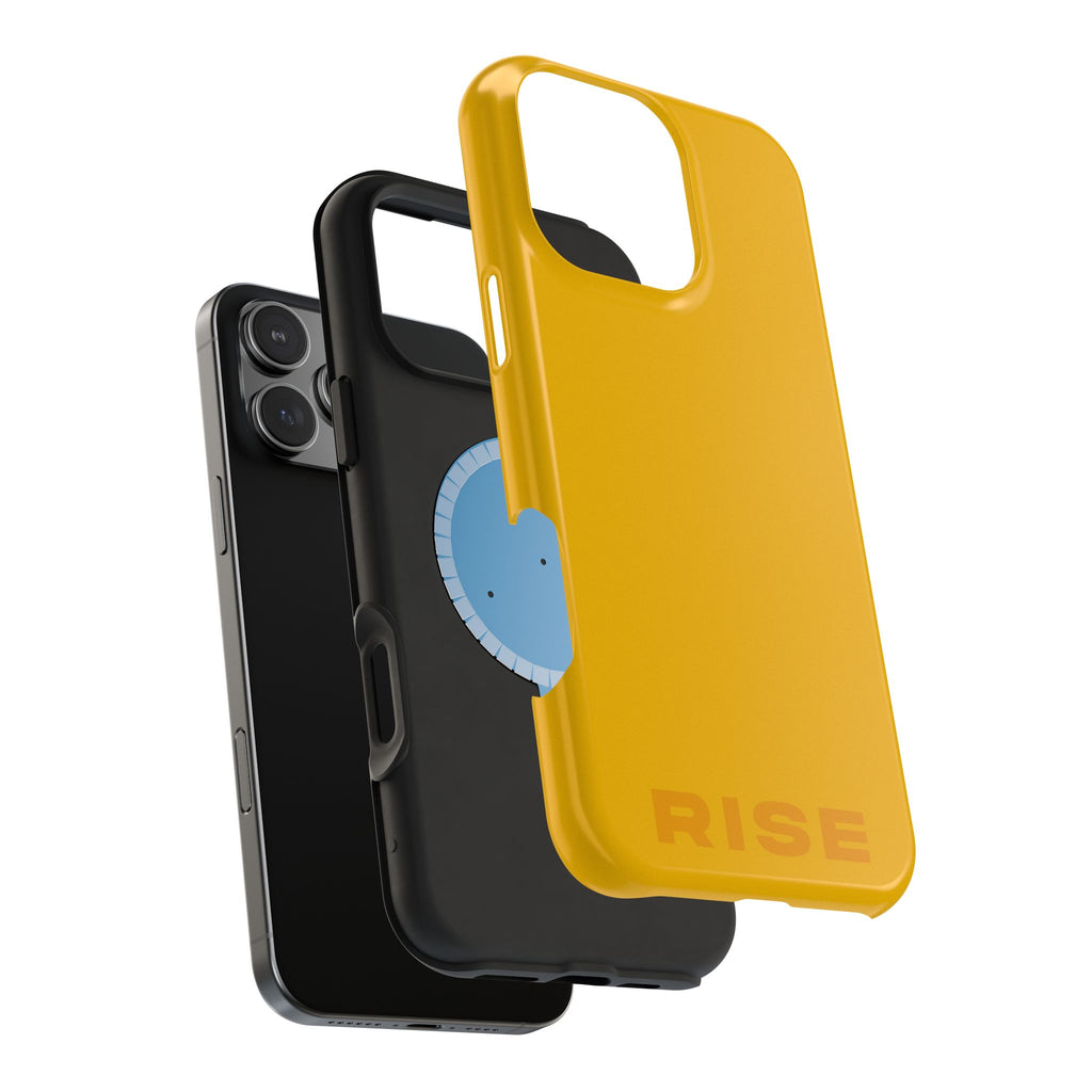 "RISE" Solar Yellow Power Hues  MagSafe iPhone Case