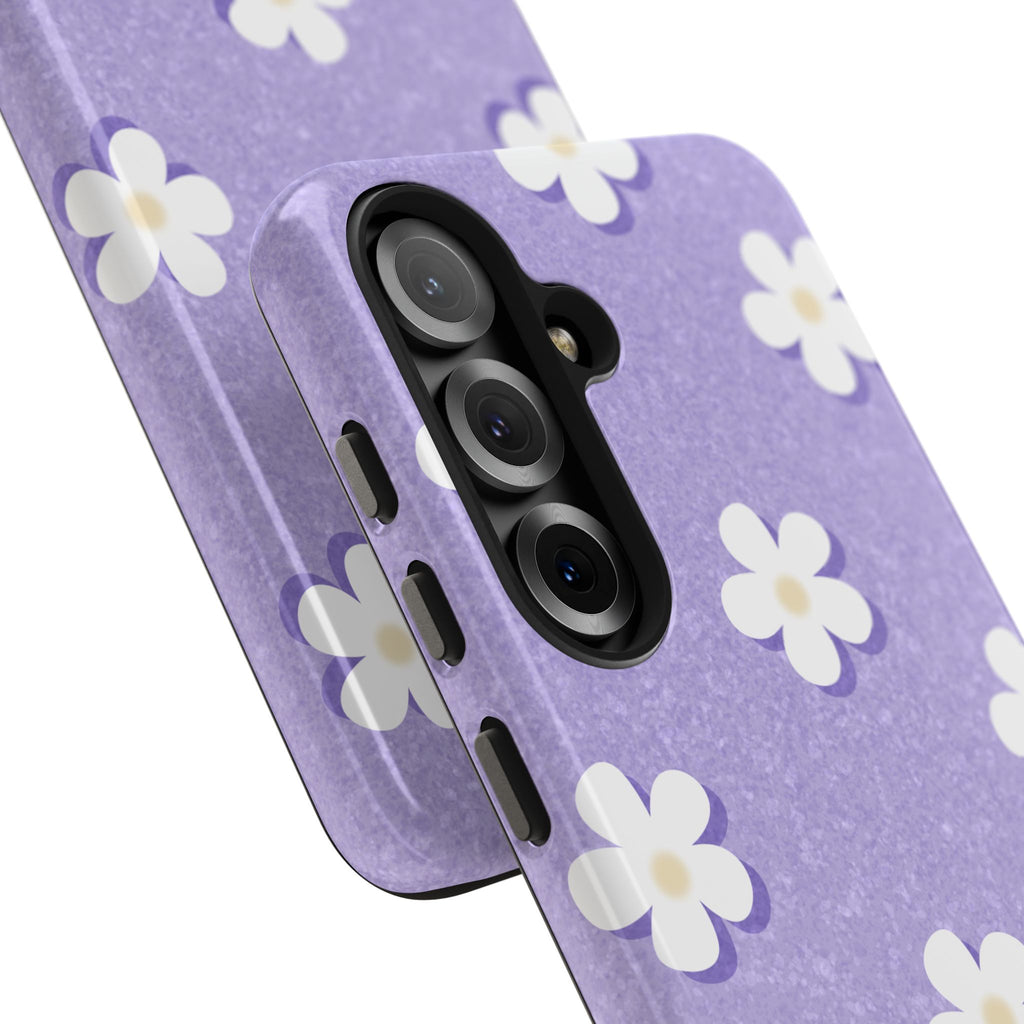 Daisy Daydream – Light Scatter Lilac Tough Samsung Case
