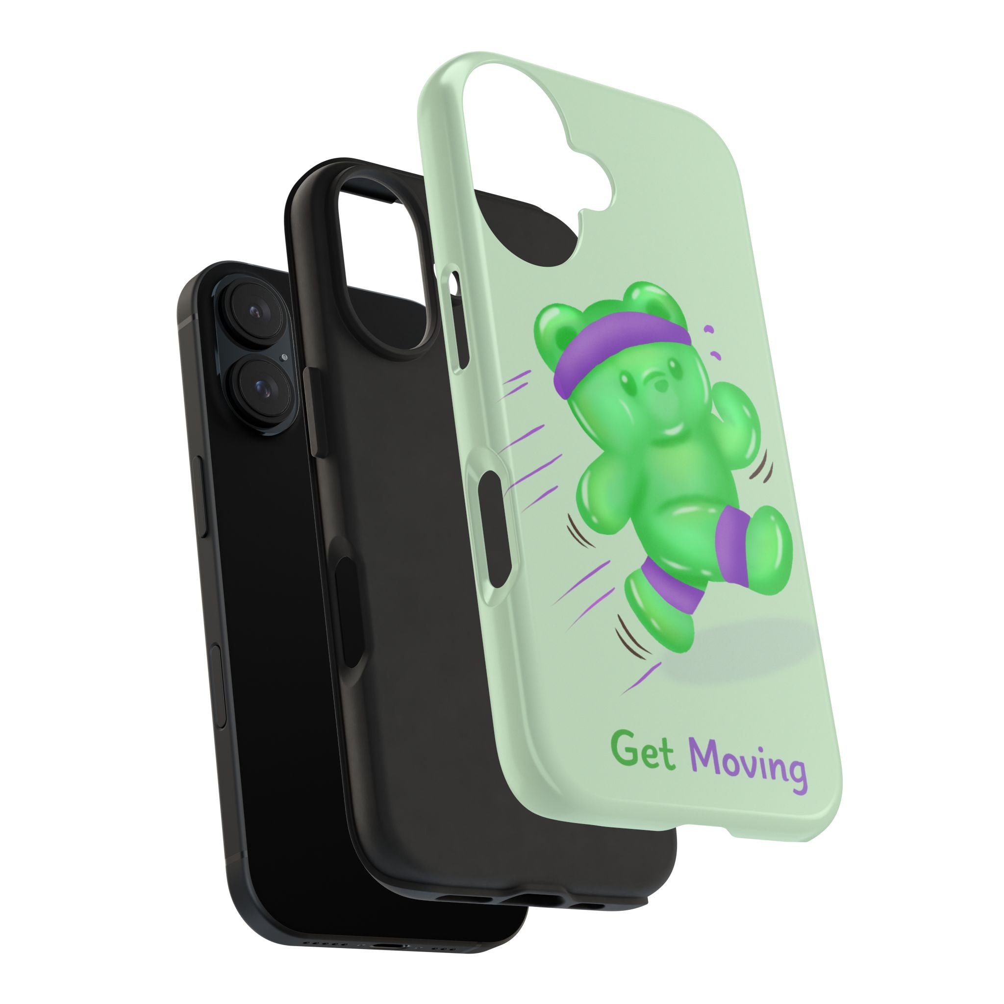 "Get Moving"  Gummy Life Tough iPhone Case