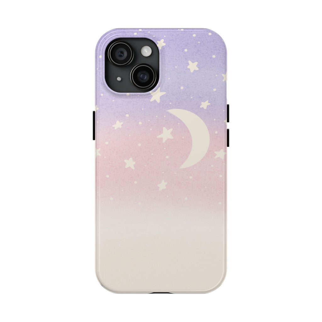 Moonlight Fade Pastel Celestial Tough iPhone Case