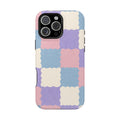 Soft Checker Patchwork MagSafe iPhone Case