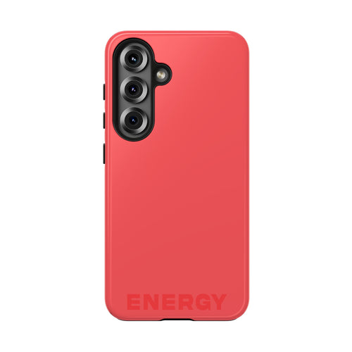 "ENERGY" Hot Coral Power Hues Tough Samsung Case
