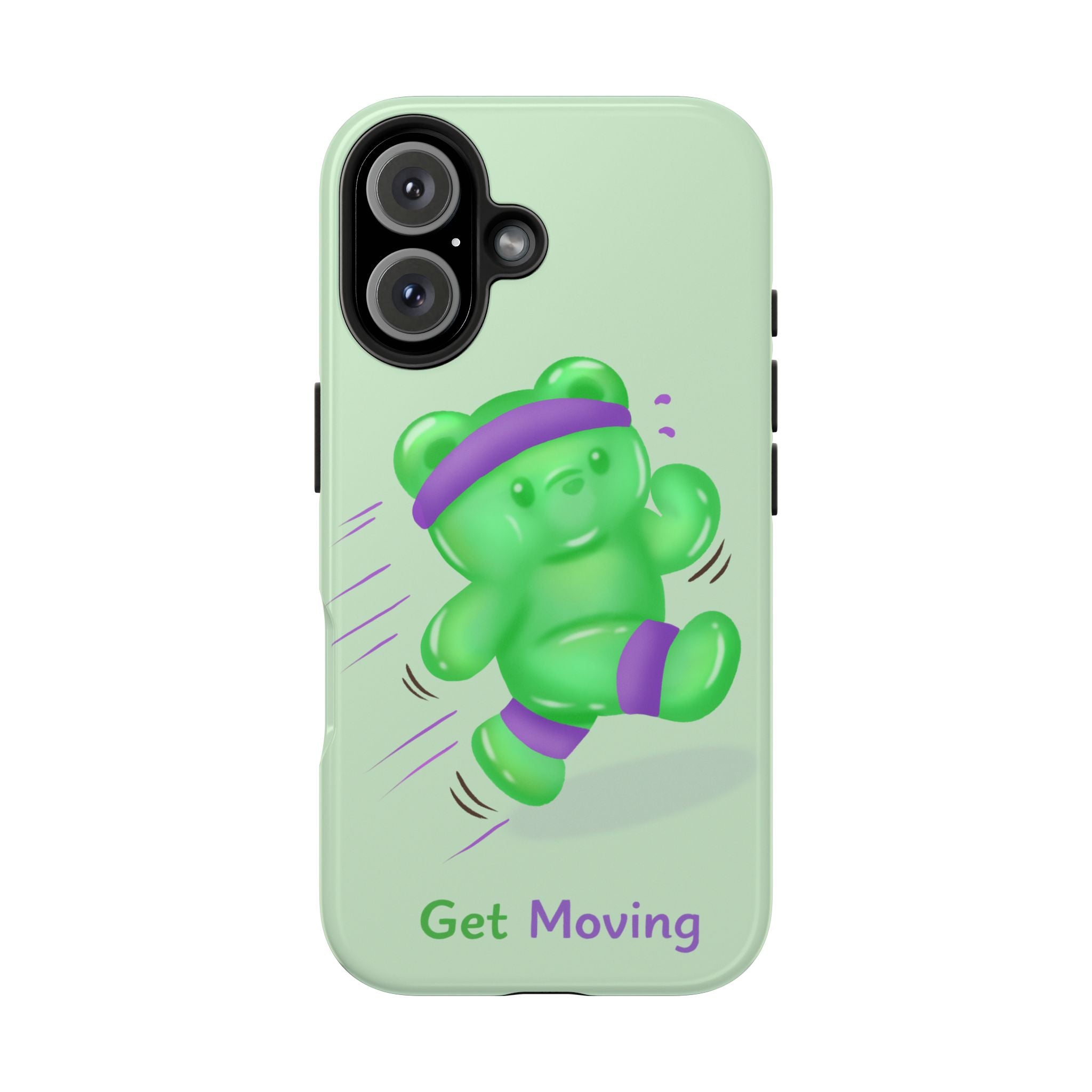 "Get Moving"  Gummy Life Tough iPhone Case