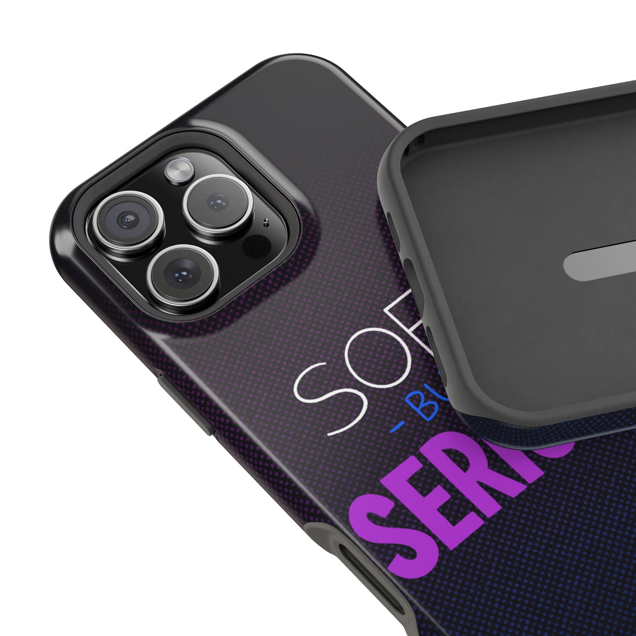 "Soft But Serious" Bold Type MagSafeiPhone Case