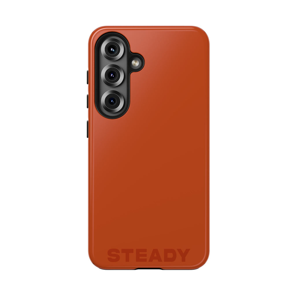 "STEADY" Burnt Orange Power Hues Tough Samsung Case