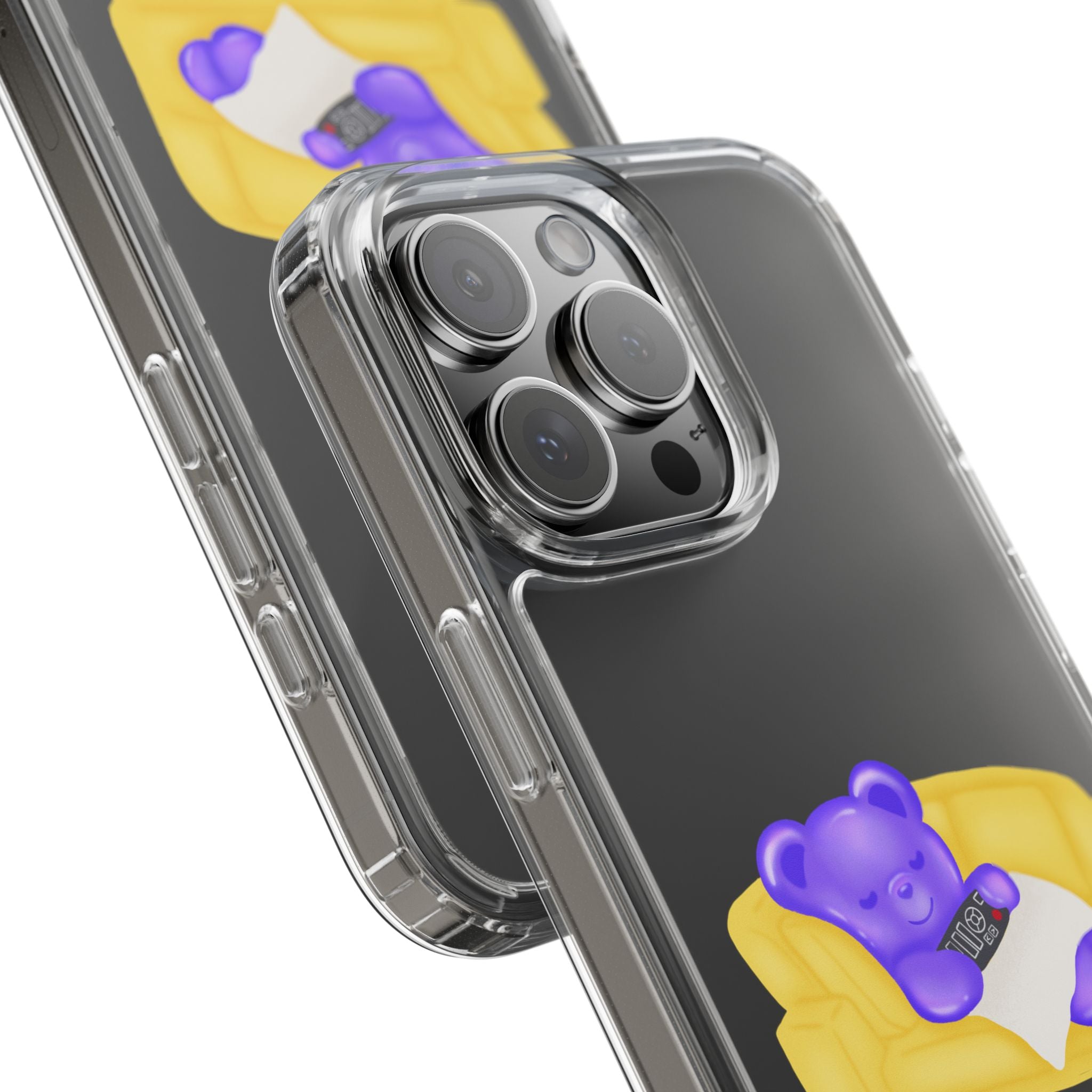 "Living My Best Life" Gummy Life Clear Phone Case