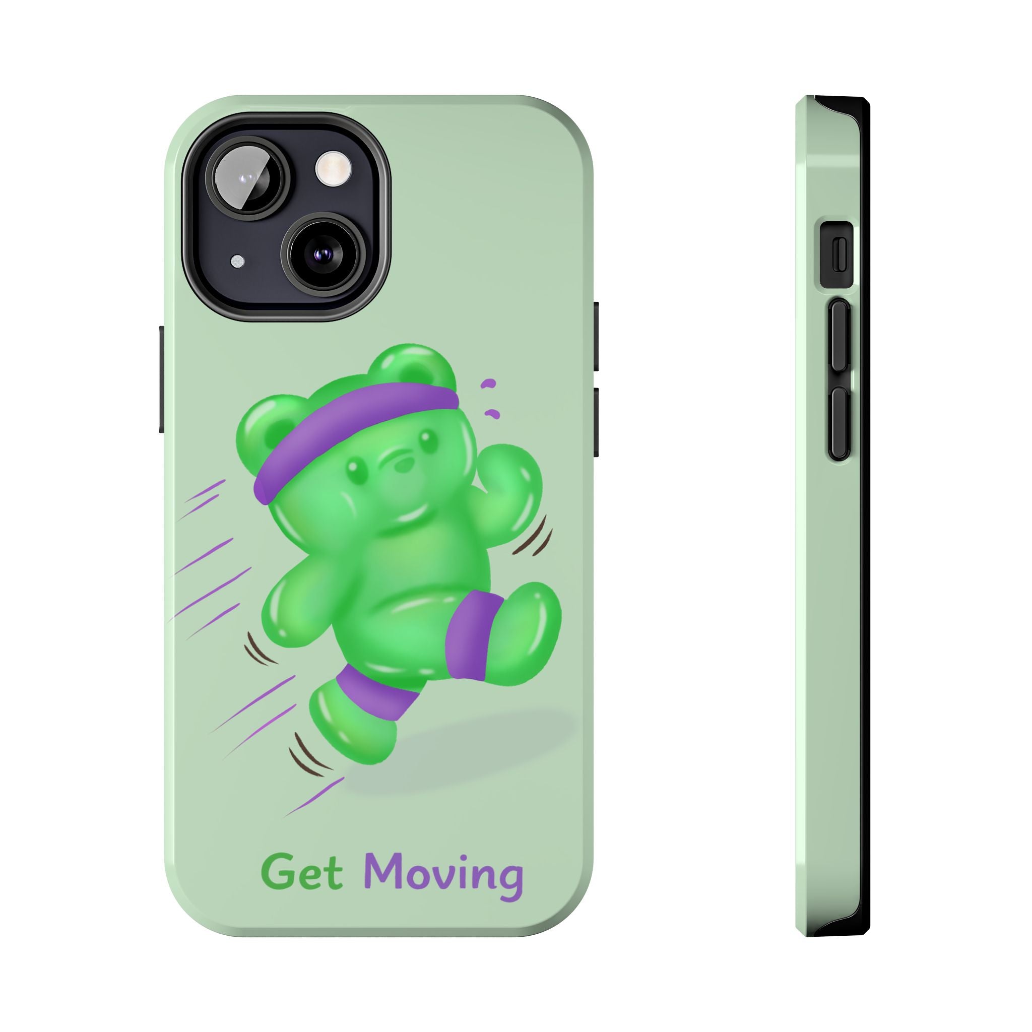 "Get Moving"  Gummy Life Tough iPhone Case