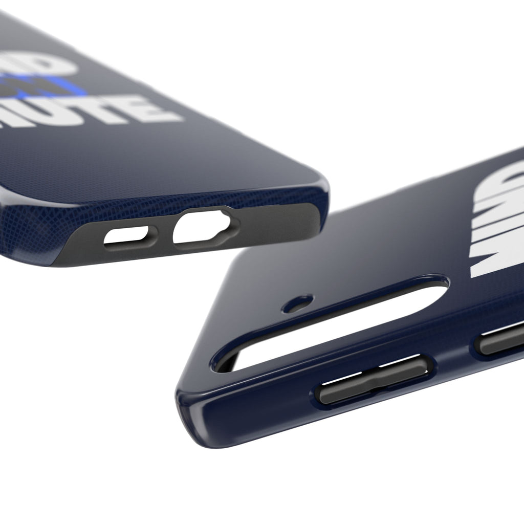 "MIND ON MUTE"  Bold Type Tough Samsung Case
