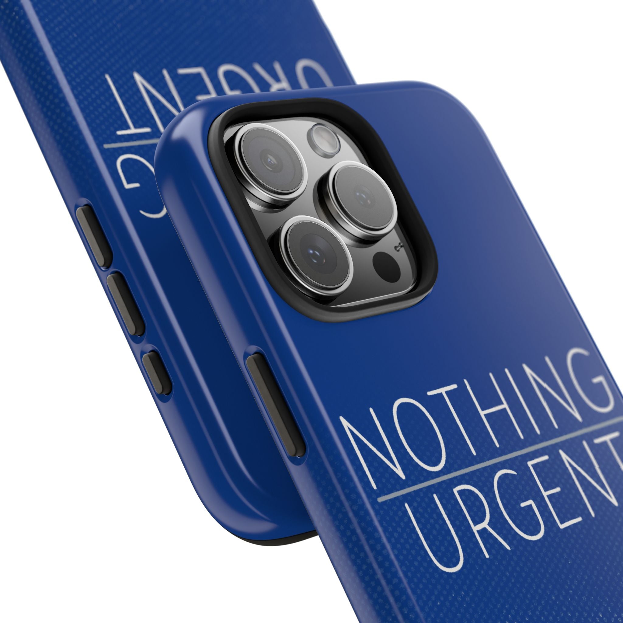 'NOTHING URGENT" Bold Type Tough iPhone Case