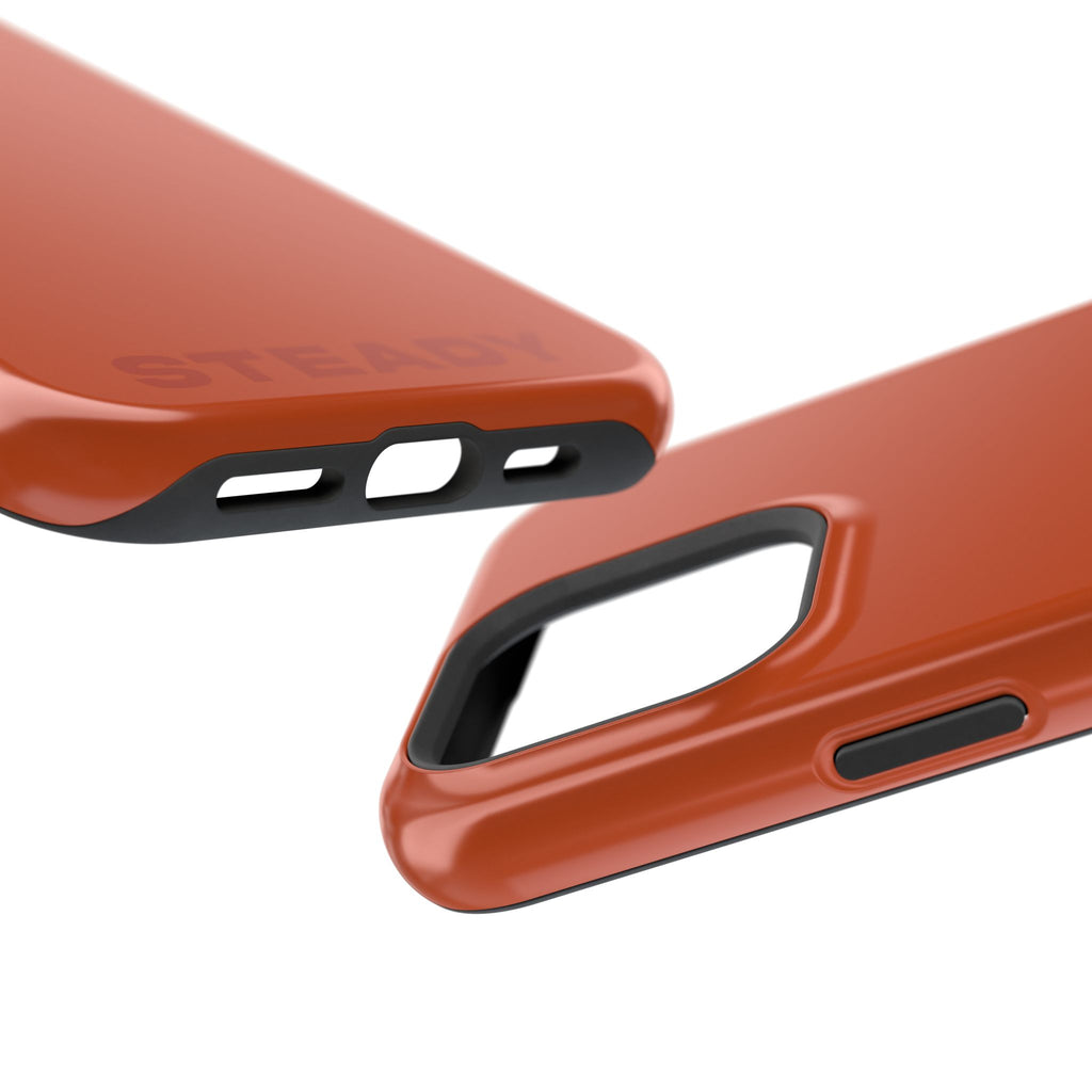 "STEADY" Burnt Orange Power Hues  MagSafe iPhone Case