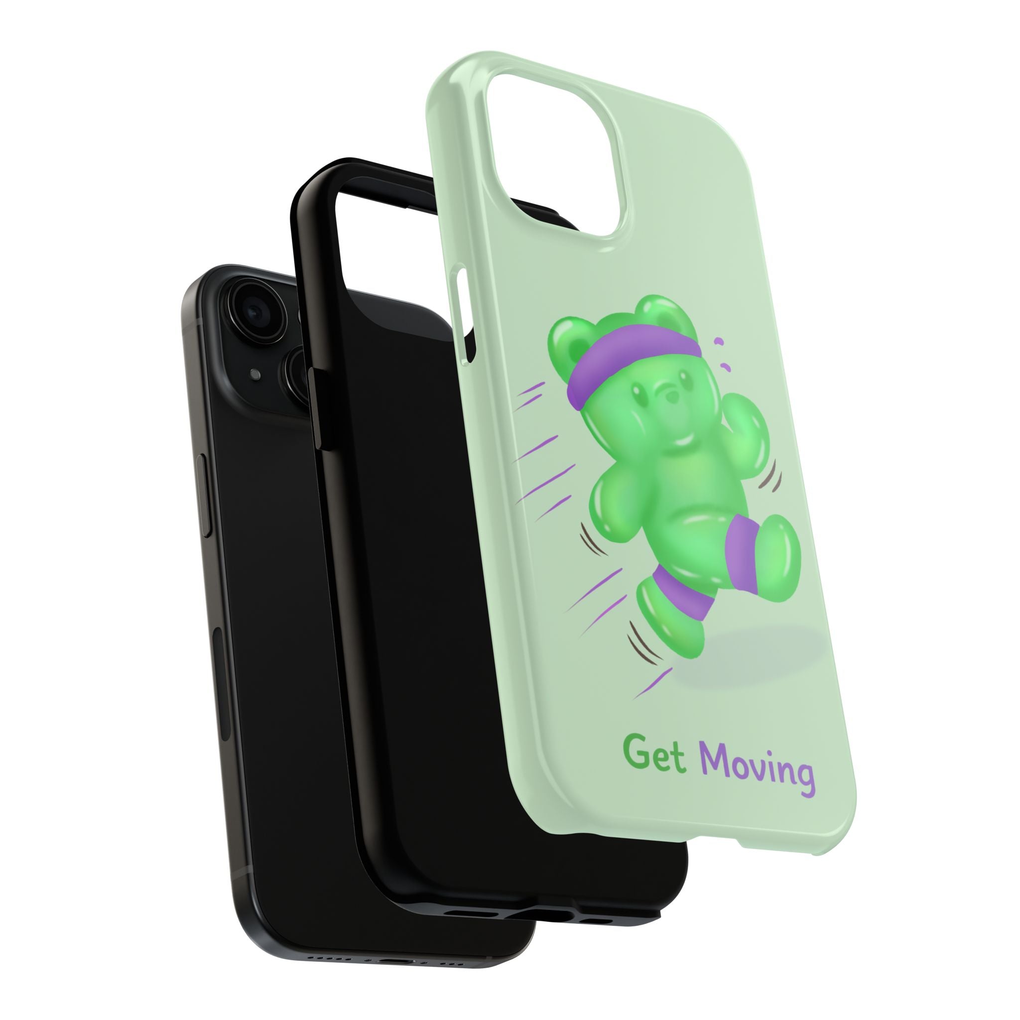 "Get Moving"  Gummy Life Tough iPhone Case