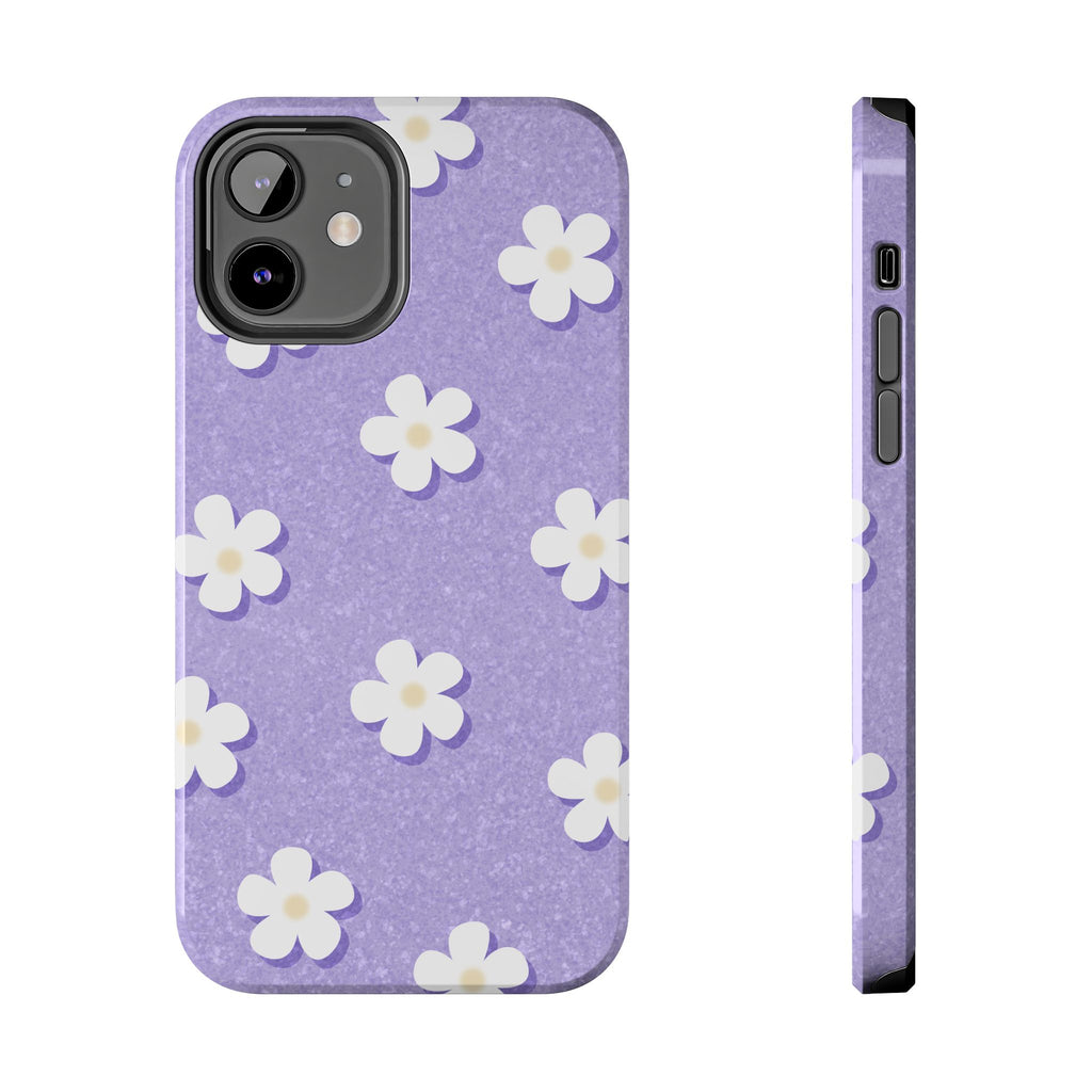 Daisy Daydream – Light Scatter Lilac Tough iPhone Case