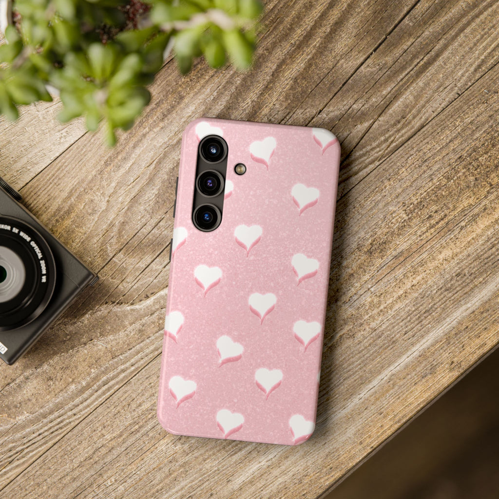 Blush Heart Glow – Blush Pink Tough Samsung Case