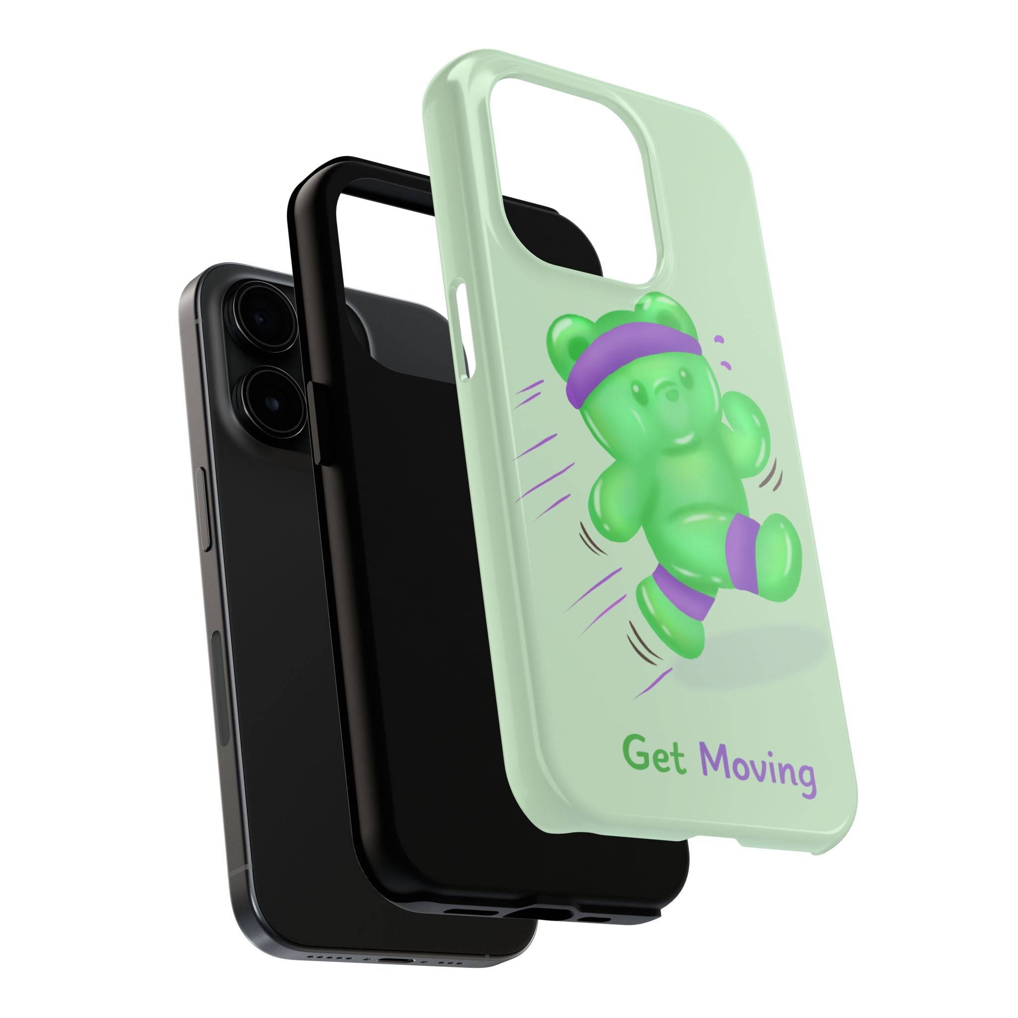 "Get Moving"  Gummy Life Tough iPhone Case